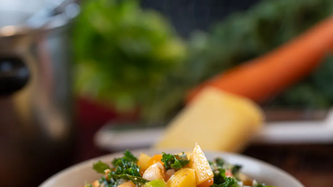 Classic minestrone soup