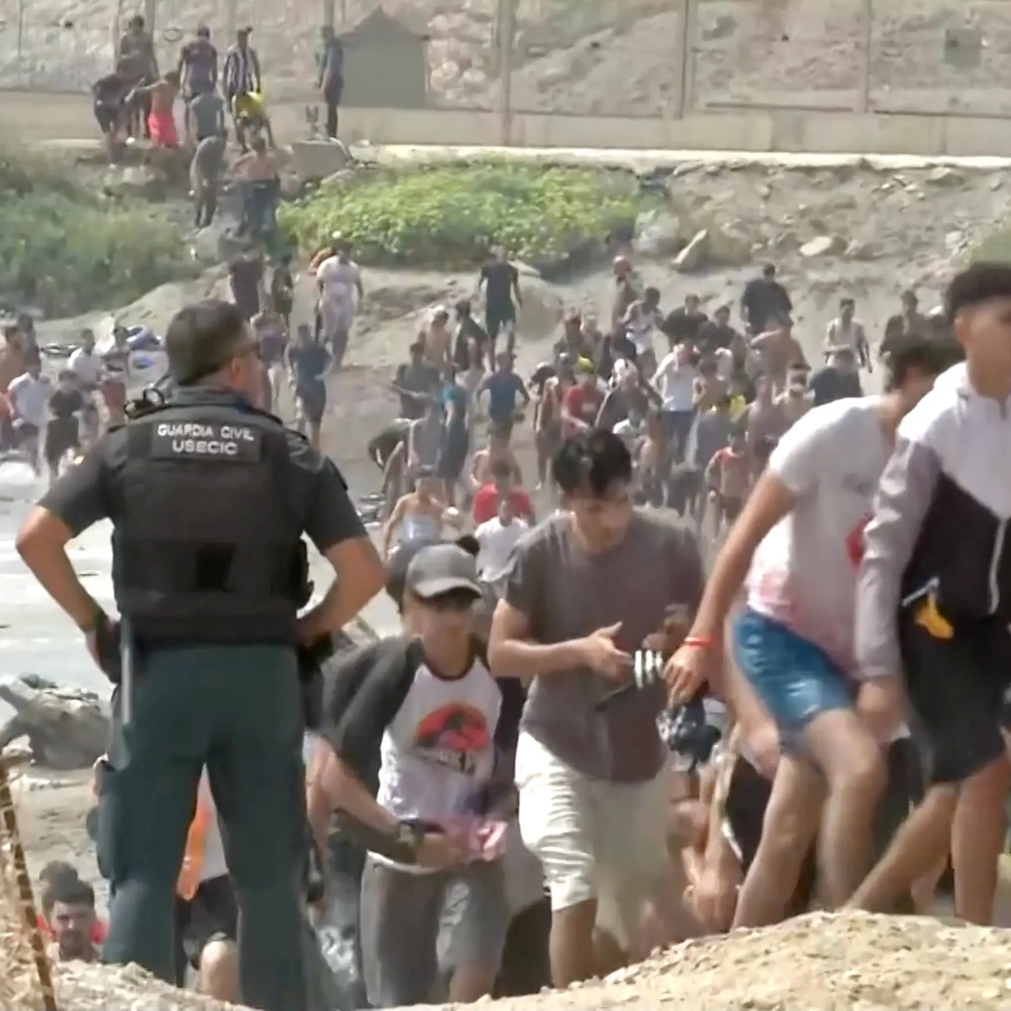 Spain, Morocco halt deadly rush on Spanish enclave after 49,000 cross in a day