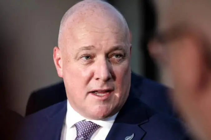 Prime Minister Christopher Luxon made the comments to the Rotorua Business Chamber. Photo: RNZ