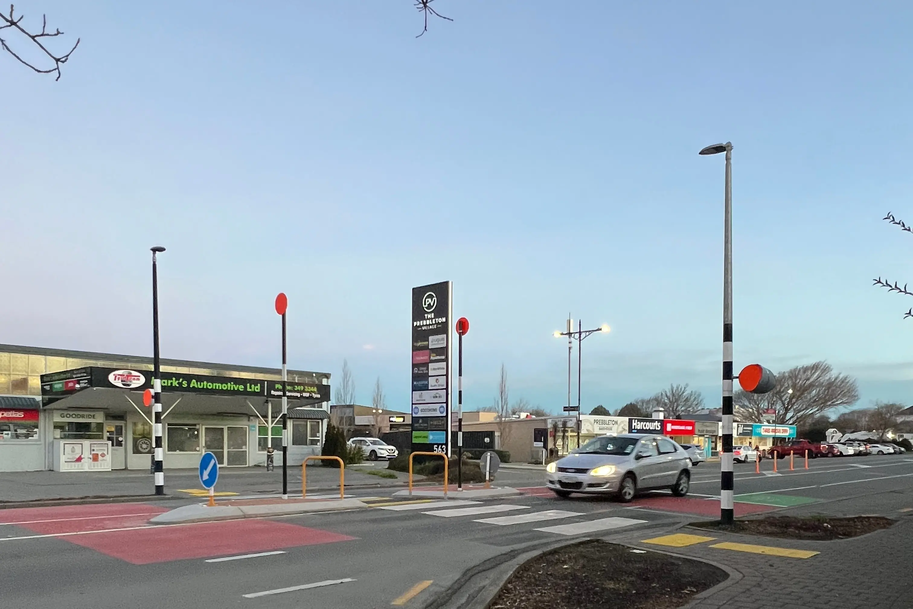 The latest data shows drivers are going slower through a pedestrian crossing in Prebbleton. Photo: Supplied
