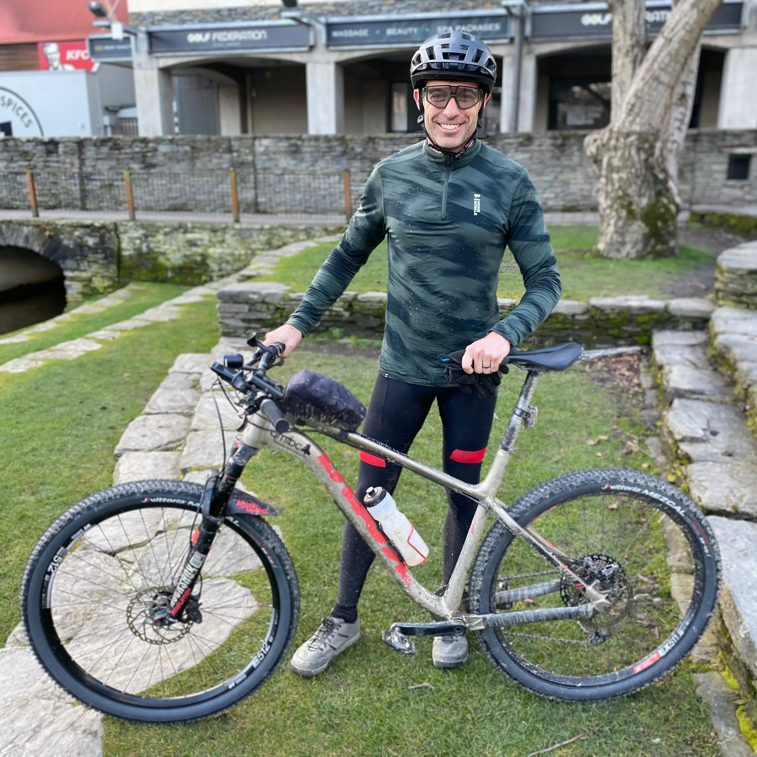 Mountainous mountain bike race