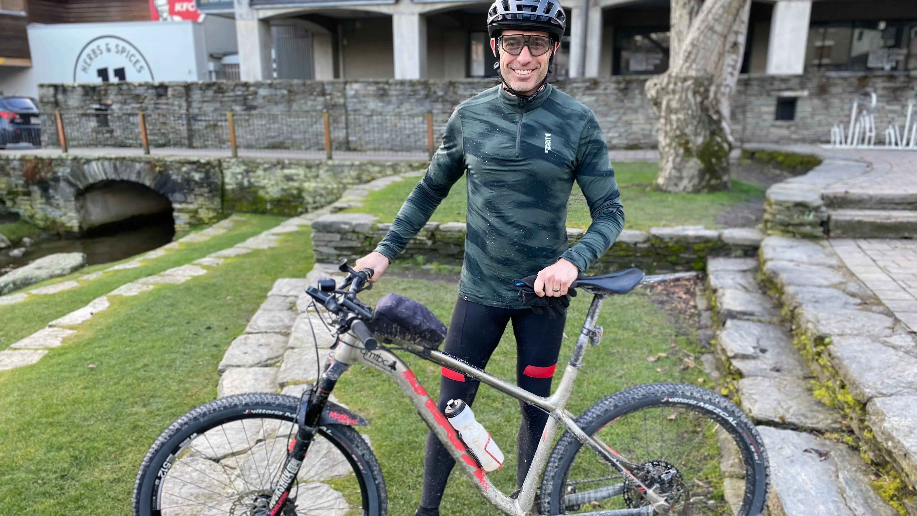 Mountainous mountain bike race