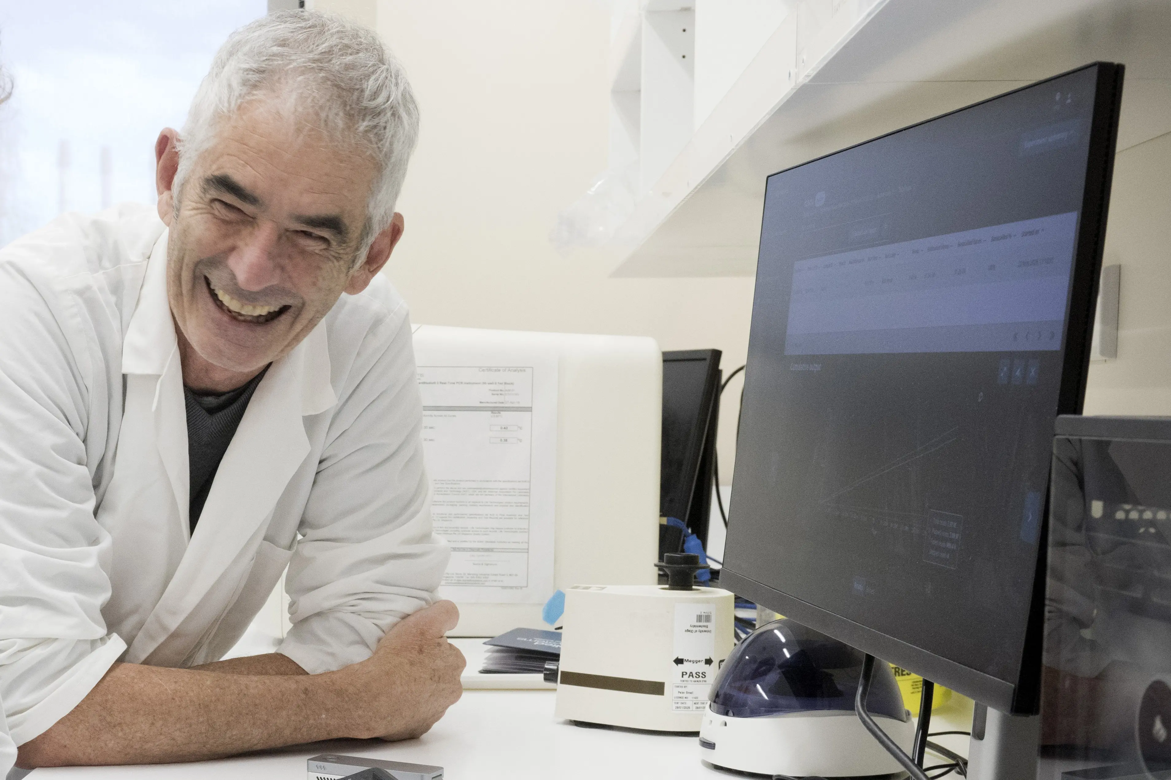 University of Otago\\u00A0Cancer Genetics Laboratory principal investigator Prof Parry Guilford\\u00A0hopes to start a chemopreventative drug trial that could stop people who carry the CDH1 genetic mutation, from developing Hereditary Diffuse Gastric Cancer (HDGC). Photo: Gerard O\\'Brien
