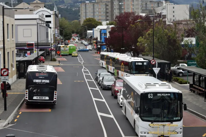 The weapons were seized after a confrontation at Dunedin\\'s bus hub. Photo: Peter McIntosh