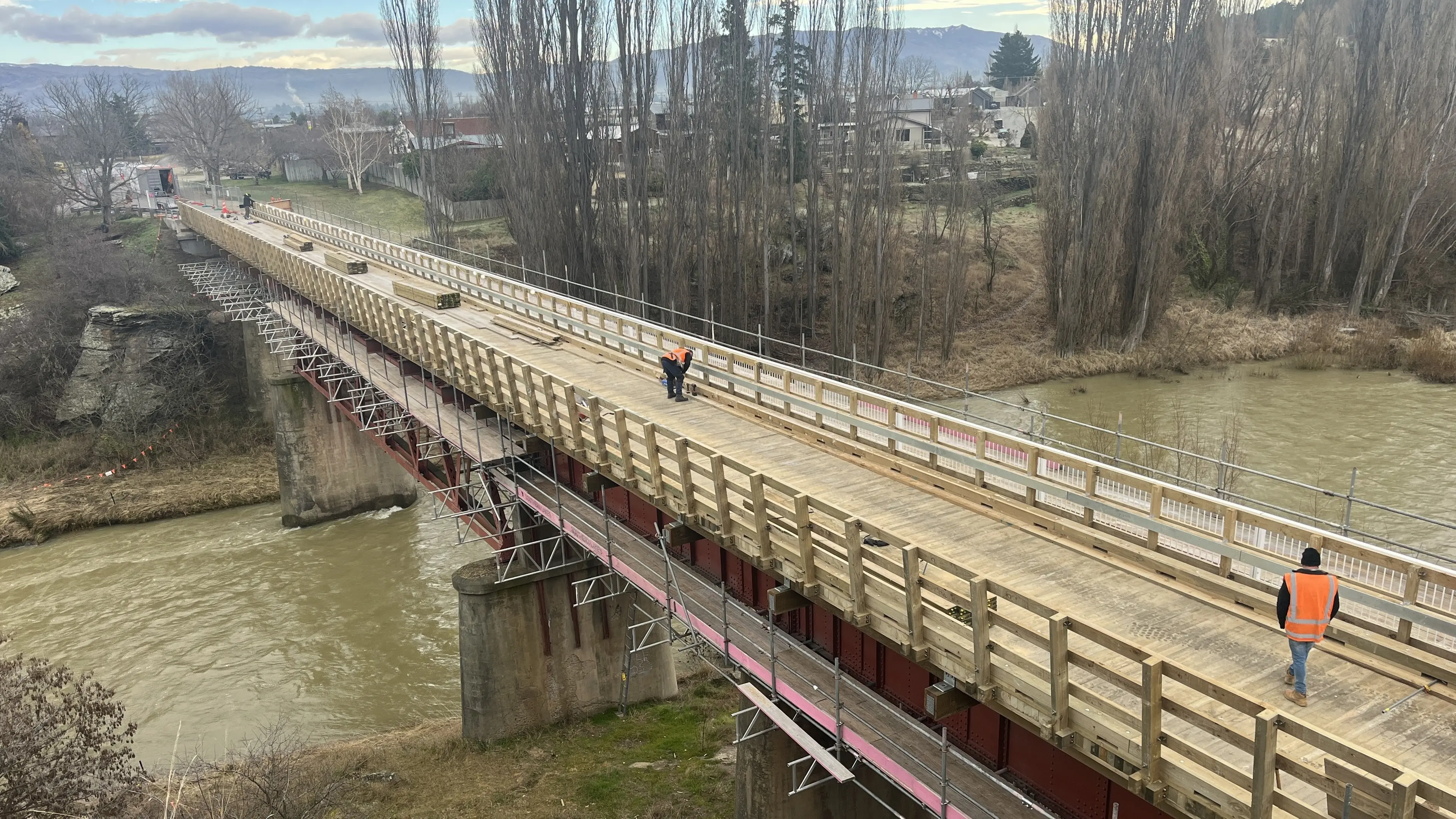 Alexandra’s historic Little Valley bridge has reopened after eight months