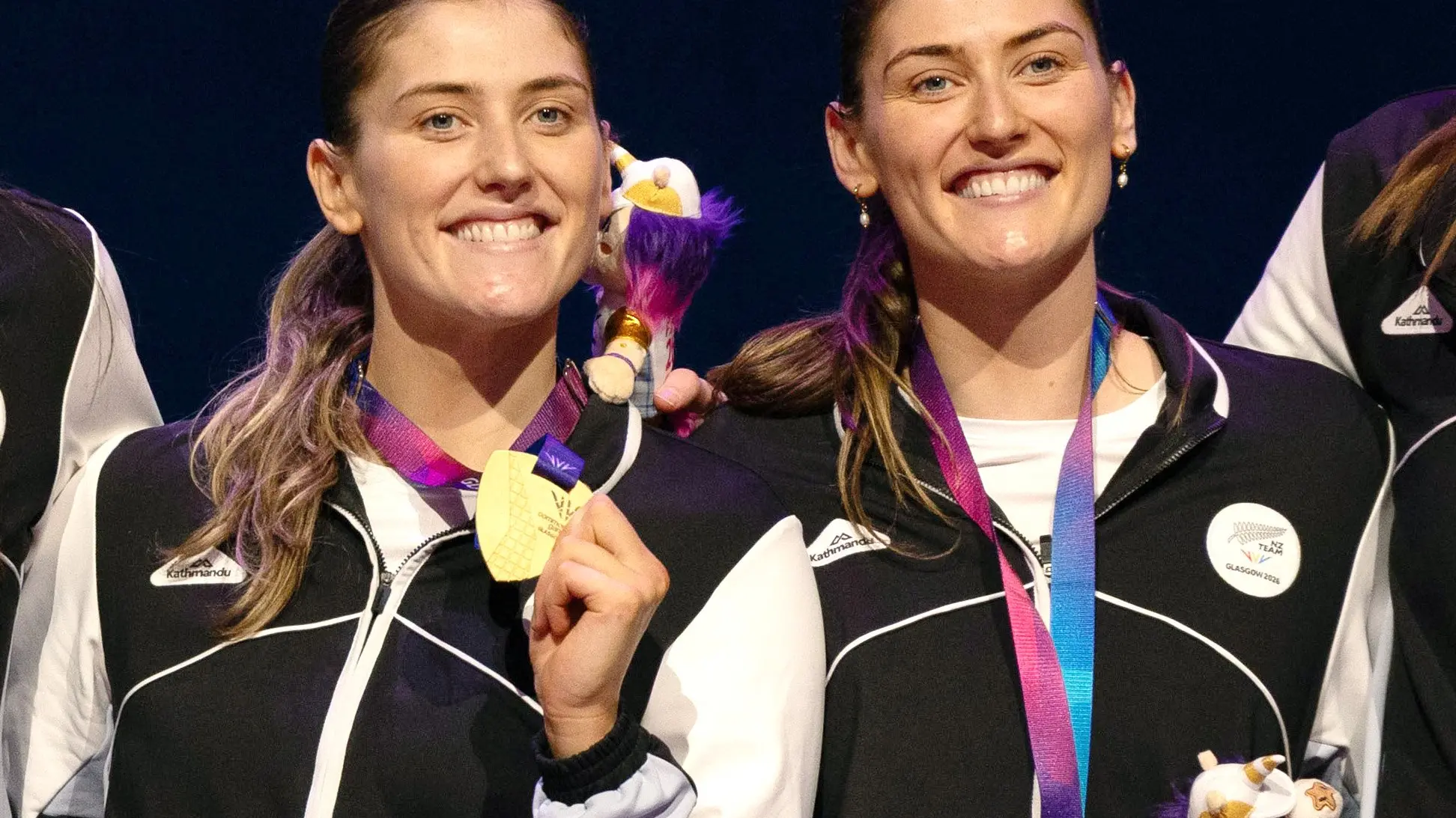 Heffernan twins lead Silver Ferns to golden glory in Glasgow