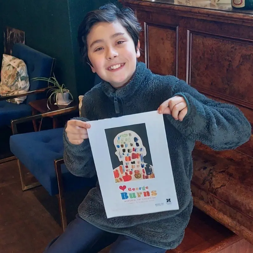 Books on the brain — a young artist’s impression