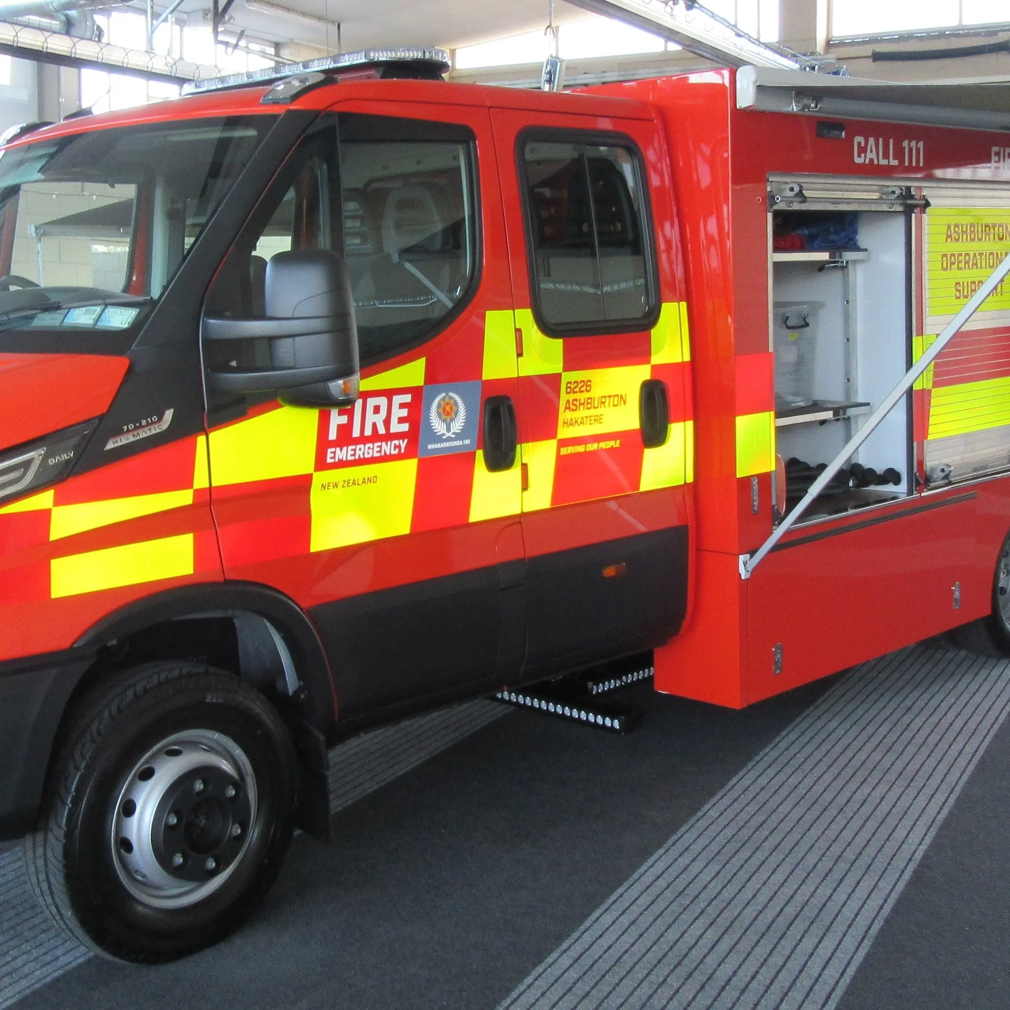 New firefighting vehicle likened to a Swiss army knife