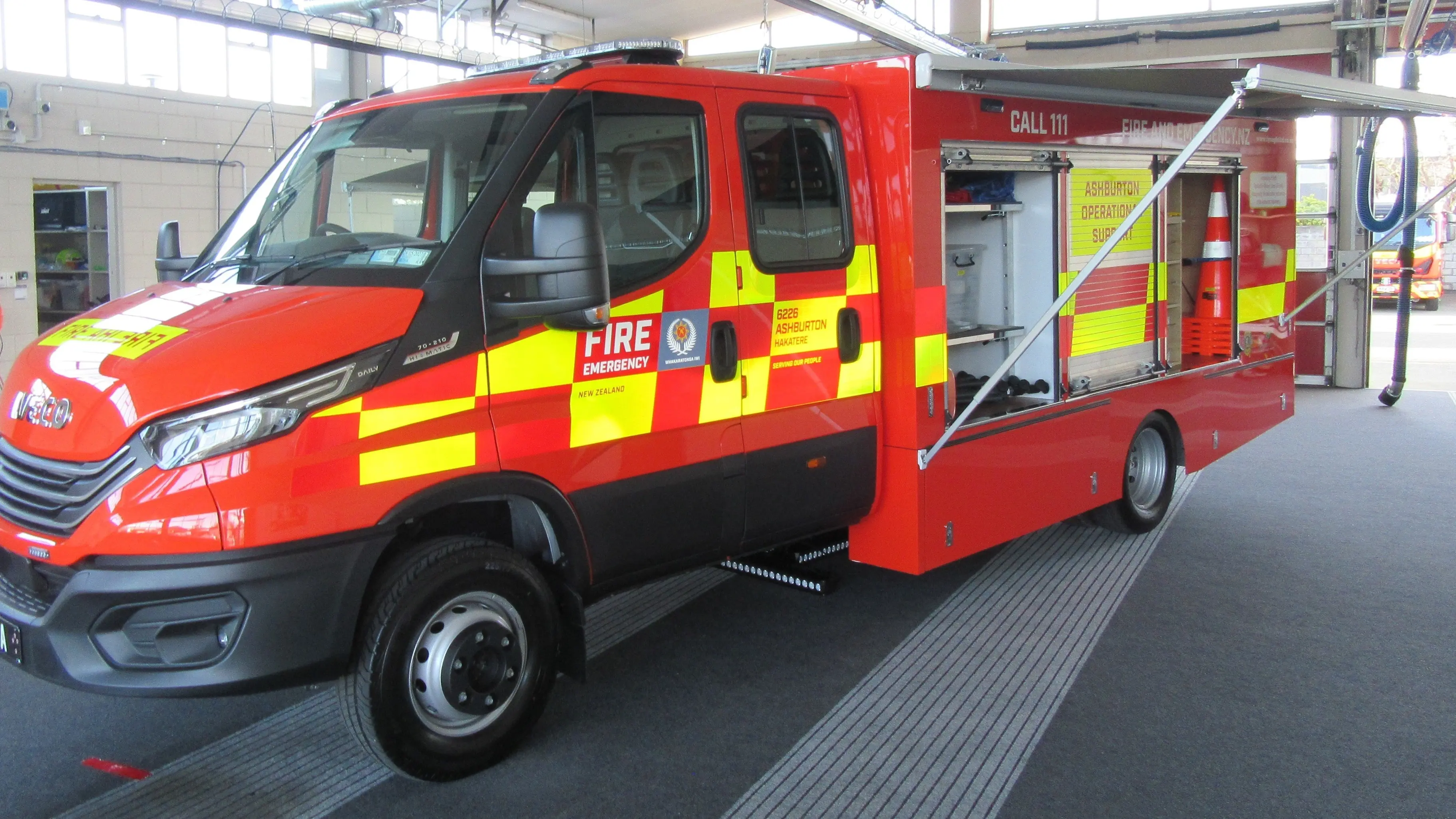 New firefighting vehicle likened to a Swiss army knife