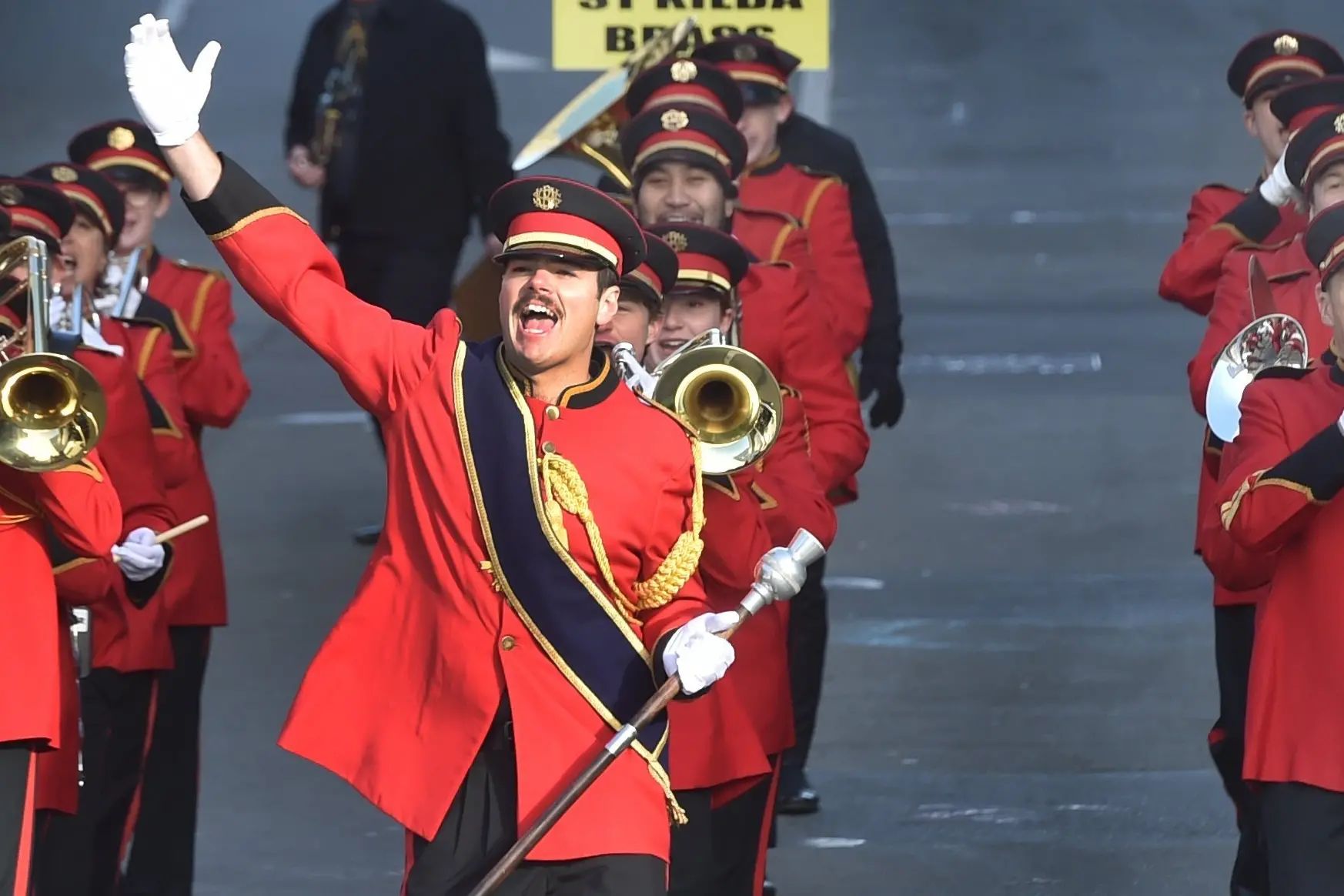 St Kilda Brass, pictured during the New Zealand National Brass Band Championships, held in Dunedin earlier this year, will celebrate it\\'s 125th anniversary with a gala concert this Sunday afternoon. Photo: ODT files