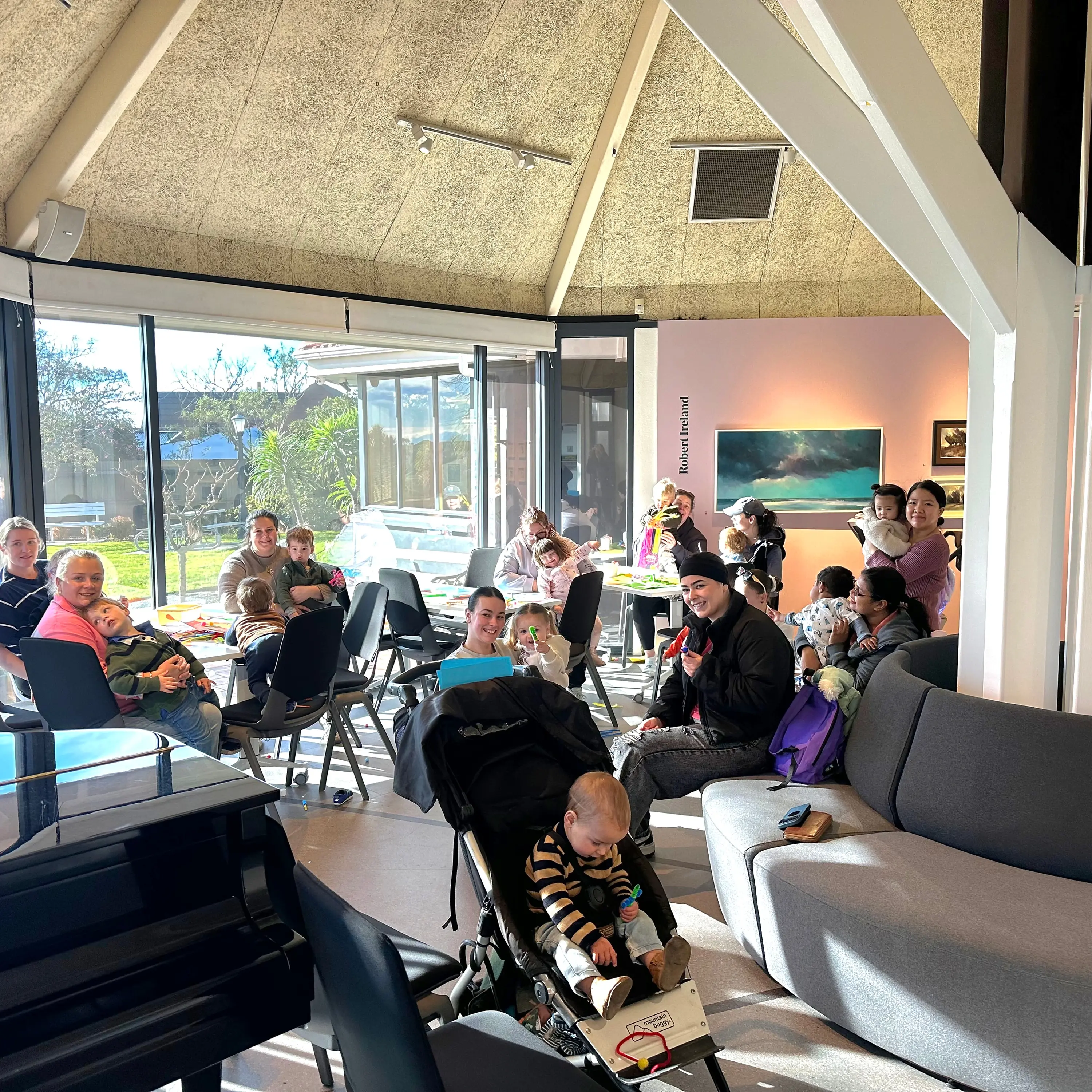 Art show success celebrated with special Plunket playgroup