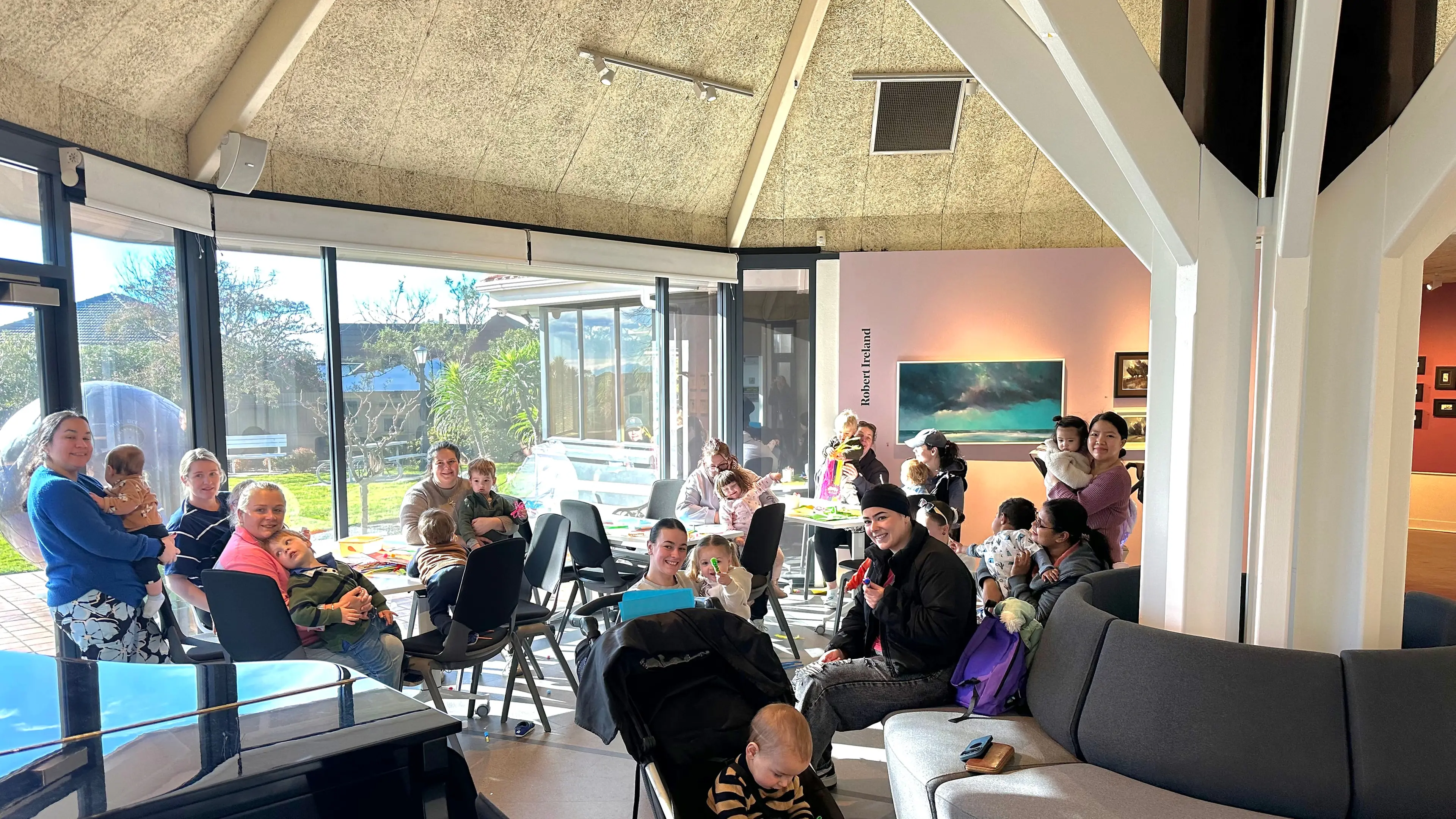 Art show success celebrated with special Plunket playgroup