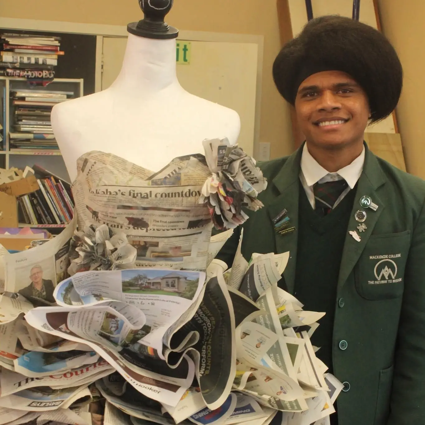 Turning trash into art, one piece at a time