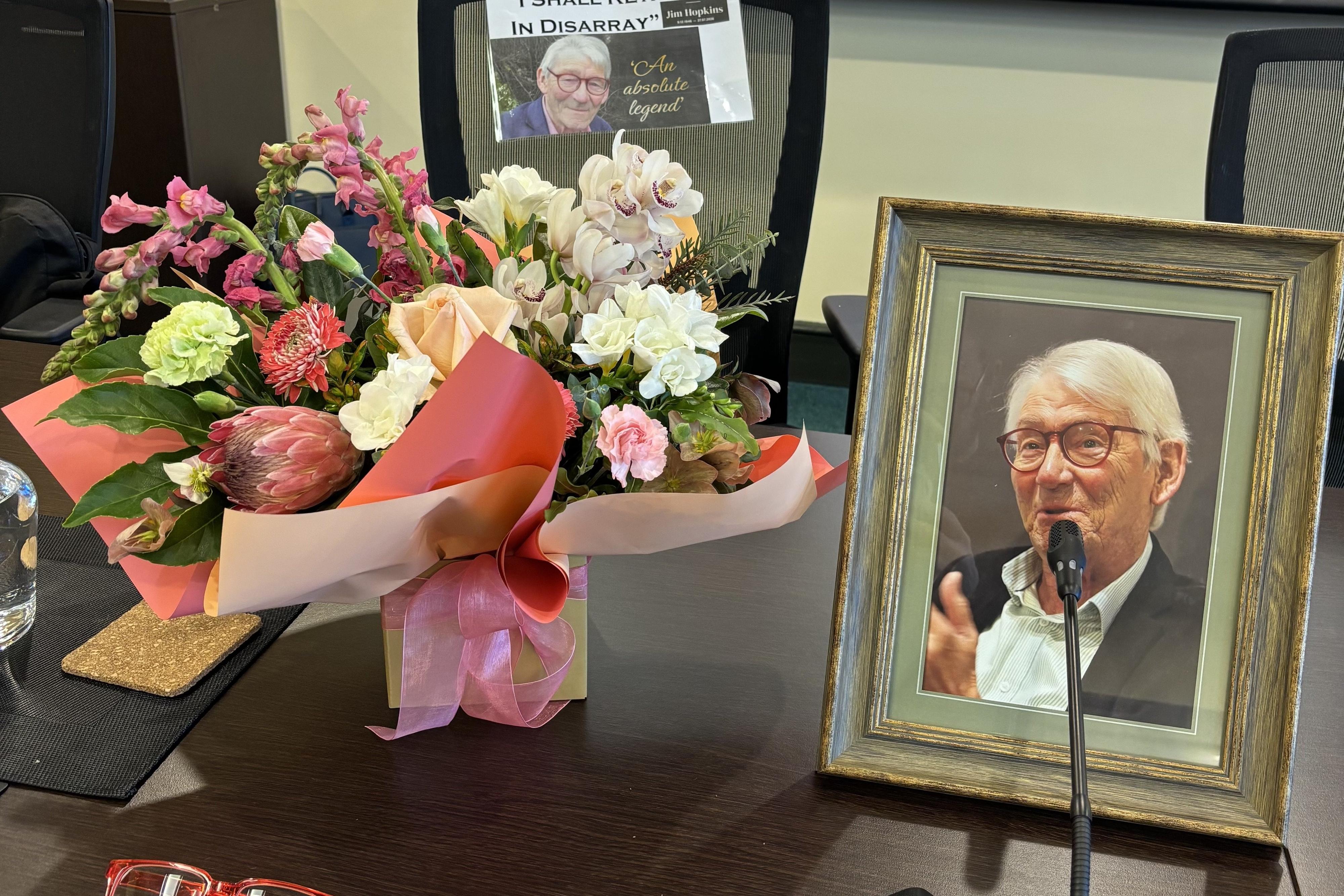 Councillor memorialised as ‘legend' who had a way with words