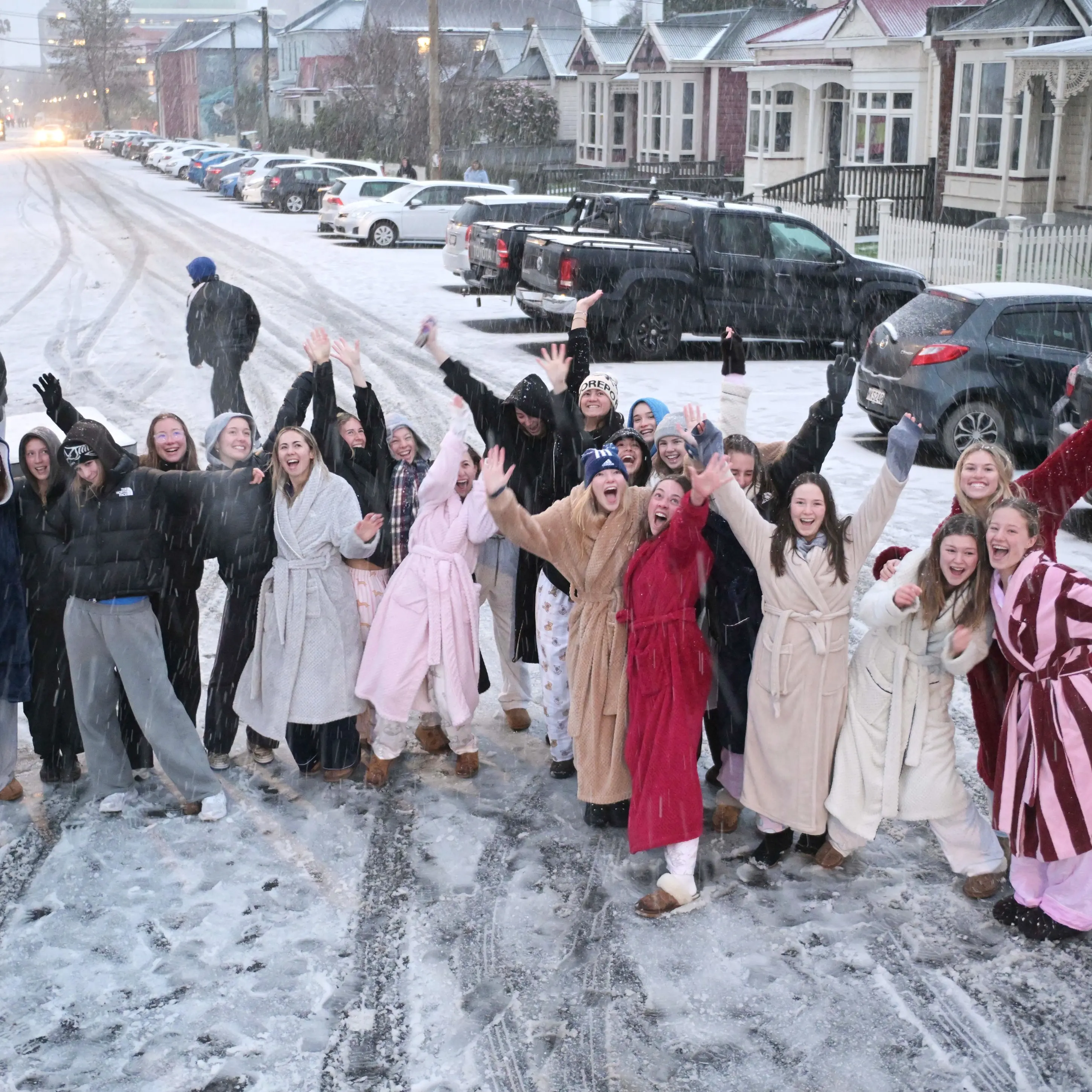 Snow comes and now the big freeze is on