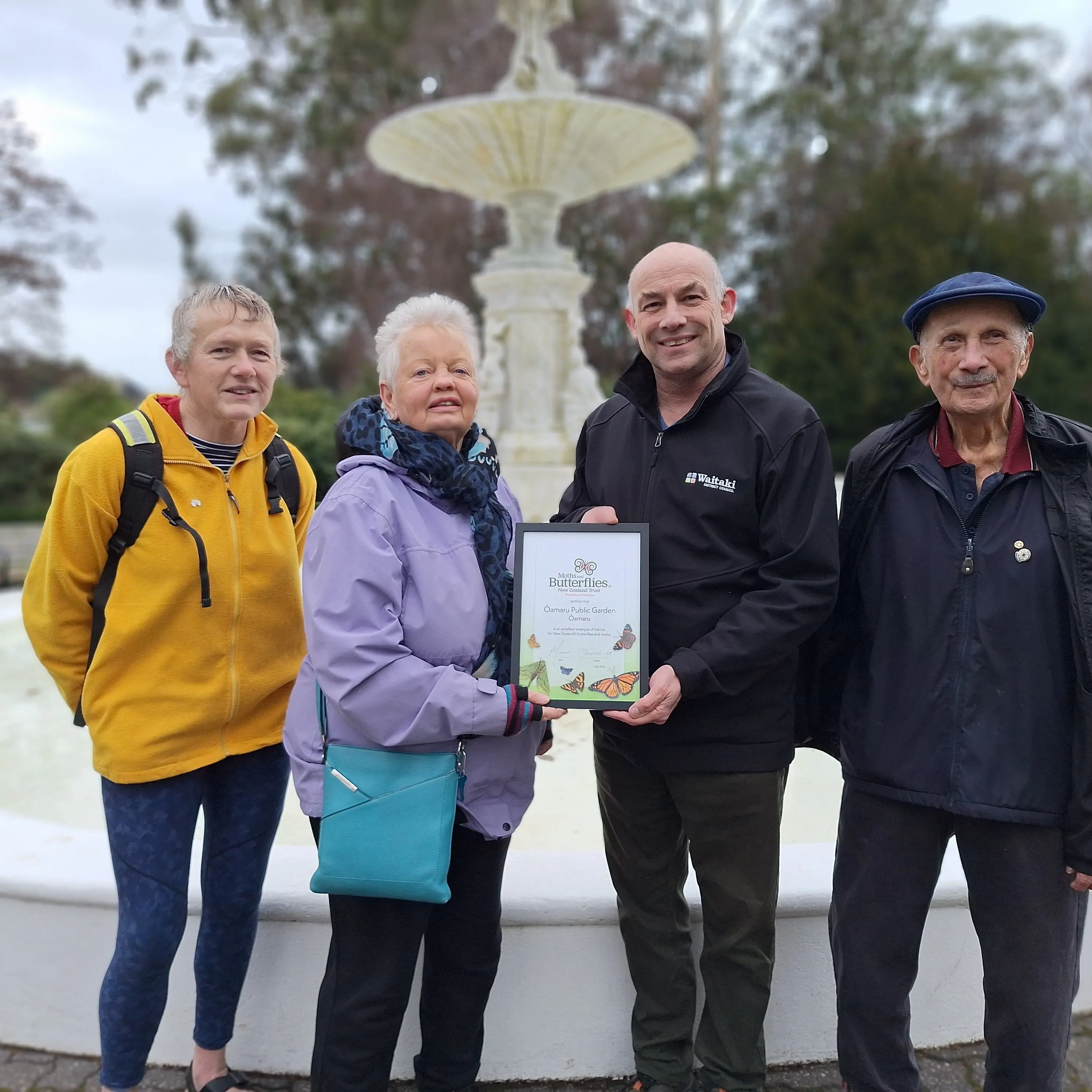 Oamaru Public Gardens fit for Monarchs