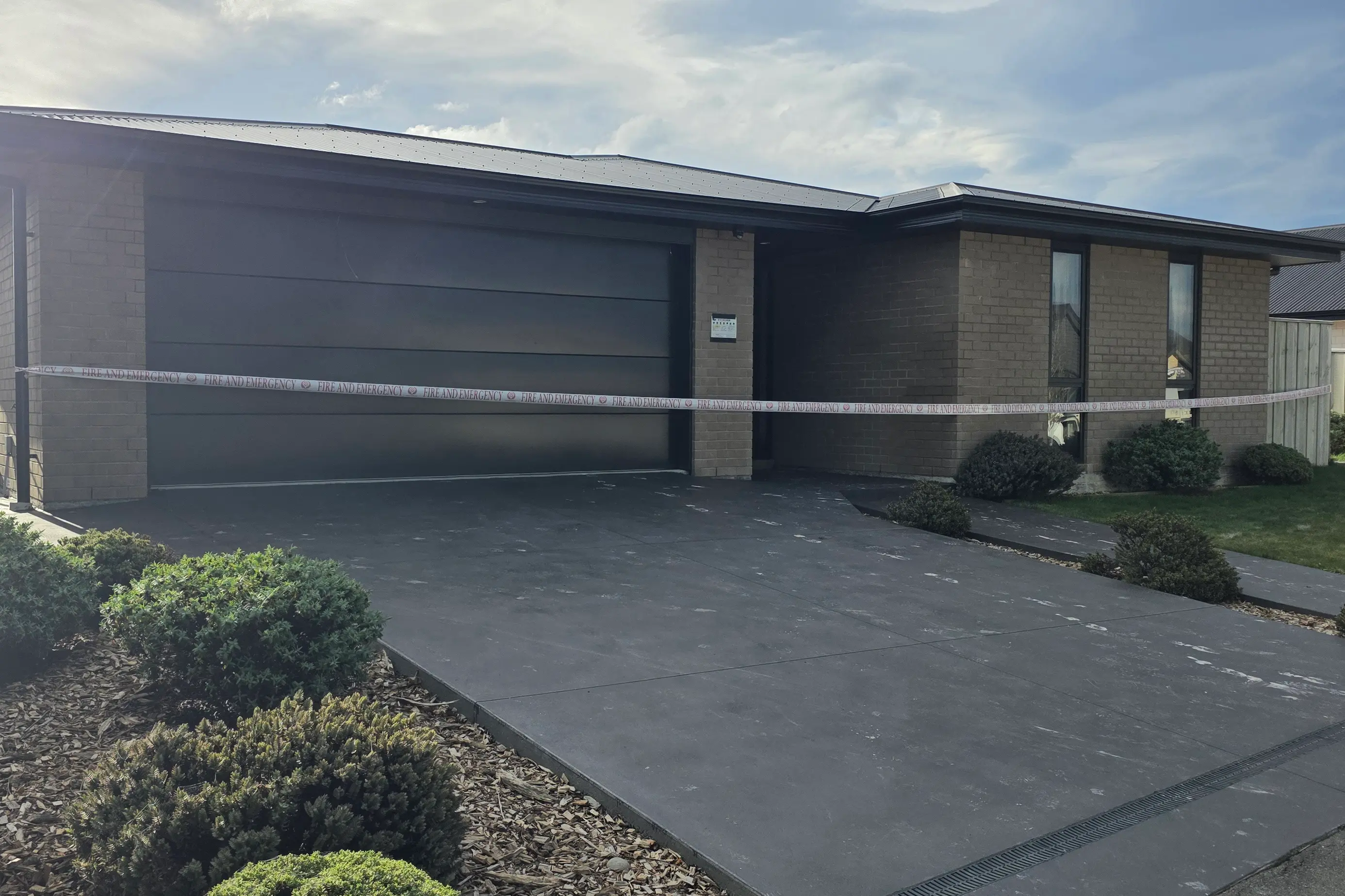 Firefighters were called to this Rolleston home at 5.07am on Thursday last week. Photo: Daniel Alvey