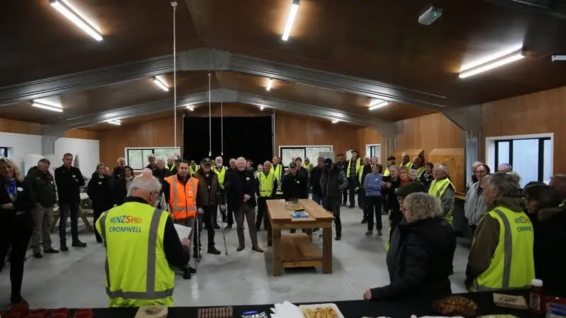 Cromwell Menzshed’s new home opens