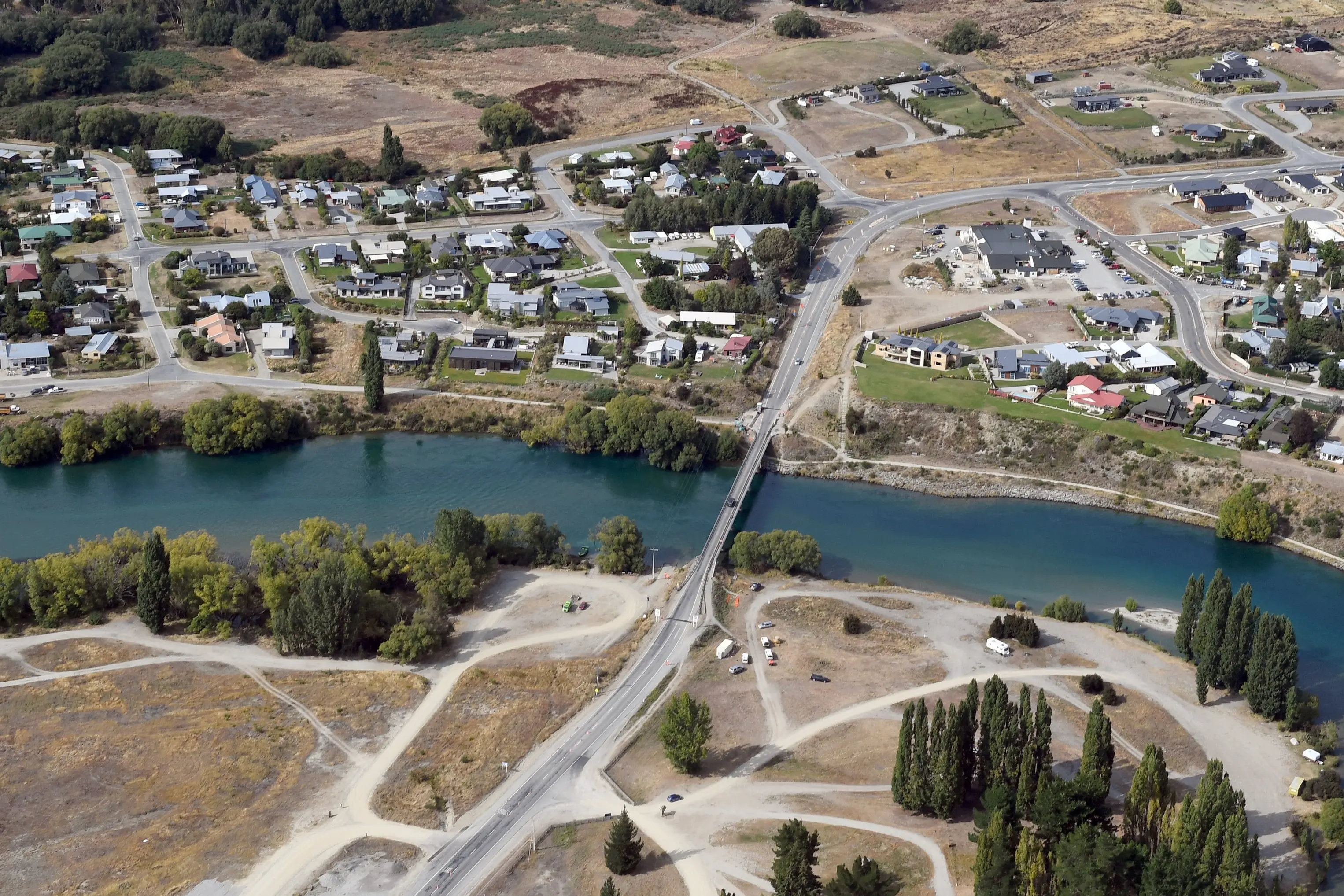 Management of the Clutha/Mata-Au upstream of Roxburgh, pictured here at Albert Town, would fall to the inland unitary authority and the lower river would fall within the coastal unitary authority. PHOTO: STEPHEN JAQUIERY