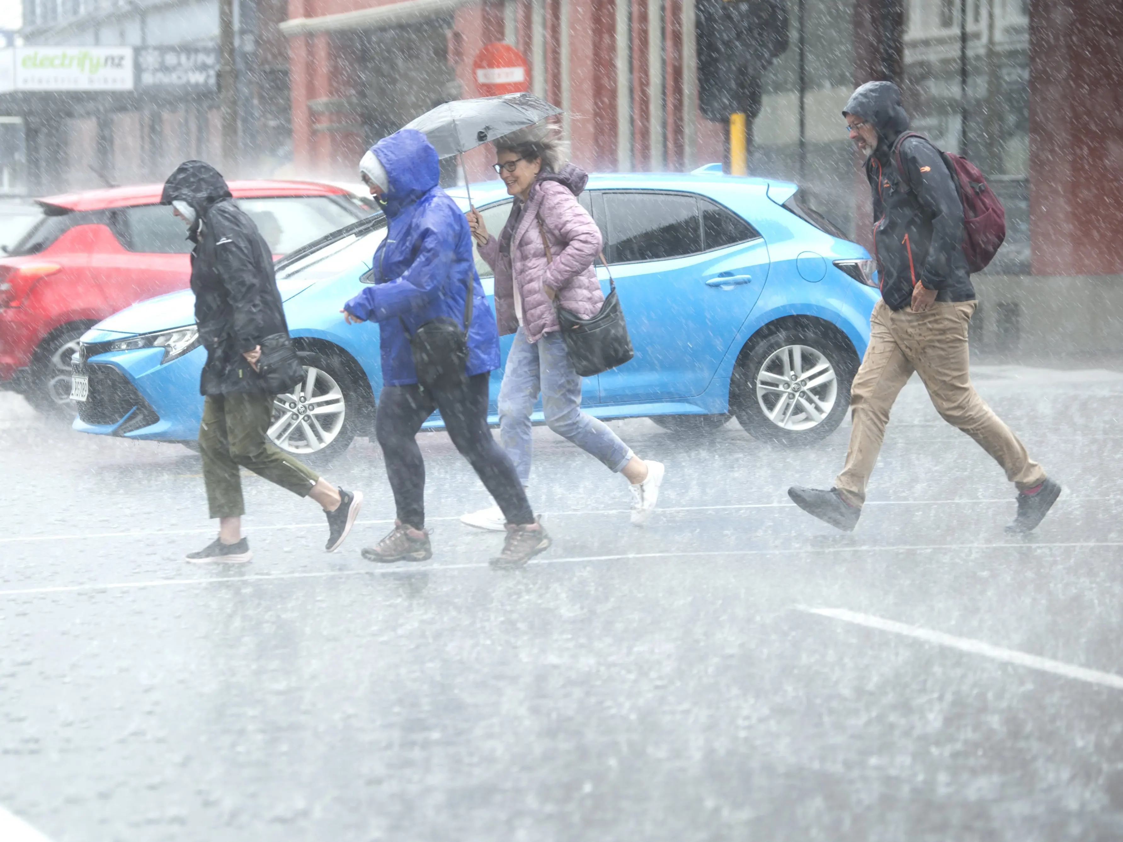 Warm and wet in the south as records tumble