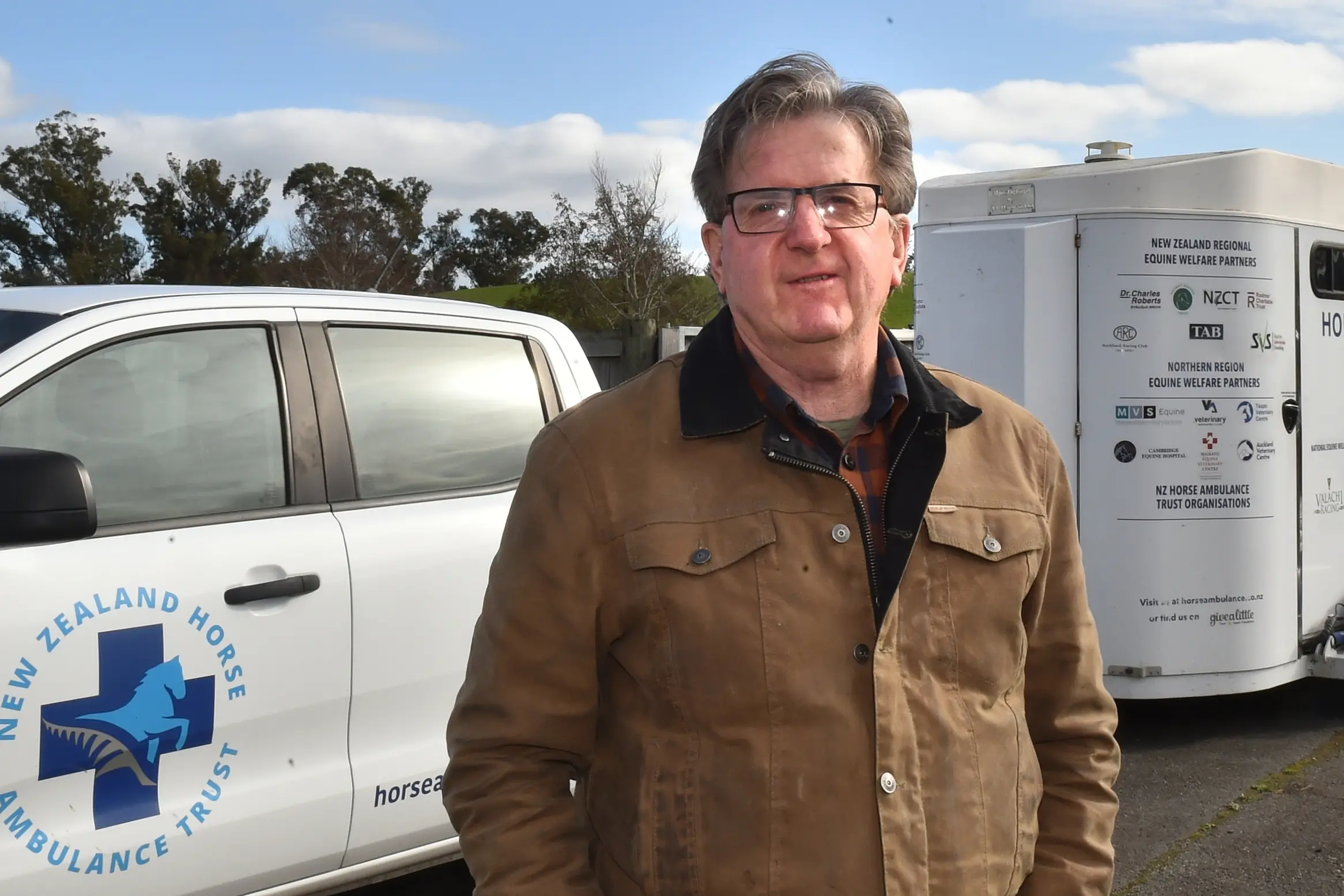 Dunedin equine veterinarian Dr Peter Gillespie co-founded the New Zealand Horse Ambulance Trust in 2016. Its fleet is now ten horse ambulances strong and attend more than 700 race meetings, equestrian events and A&P shows across the country each year. Photo: Gregor Richardson