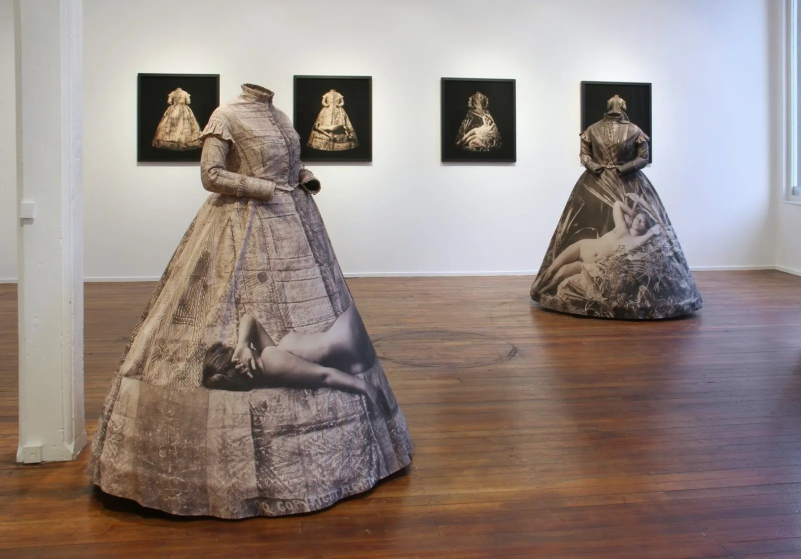 Yuki Kihara\\'s \"Dressstories\" at Milford Gallery Dunedin. Photo: Milford Gallery