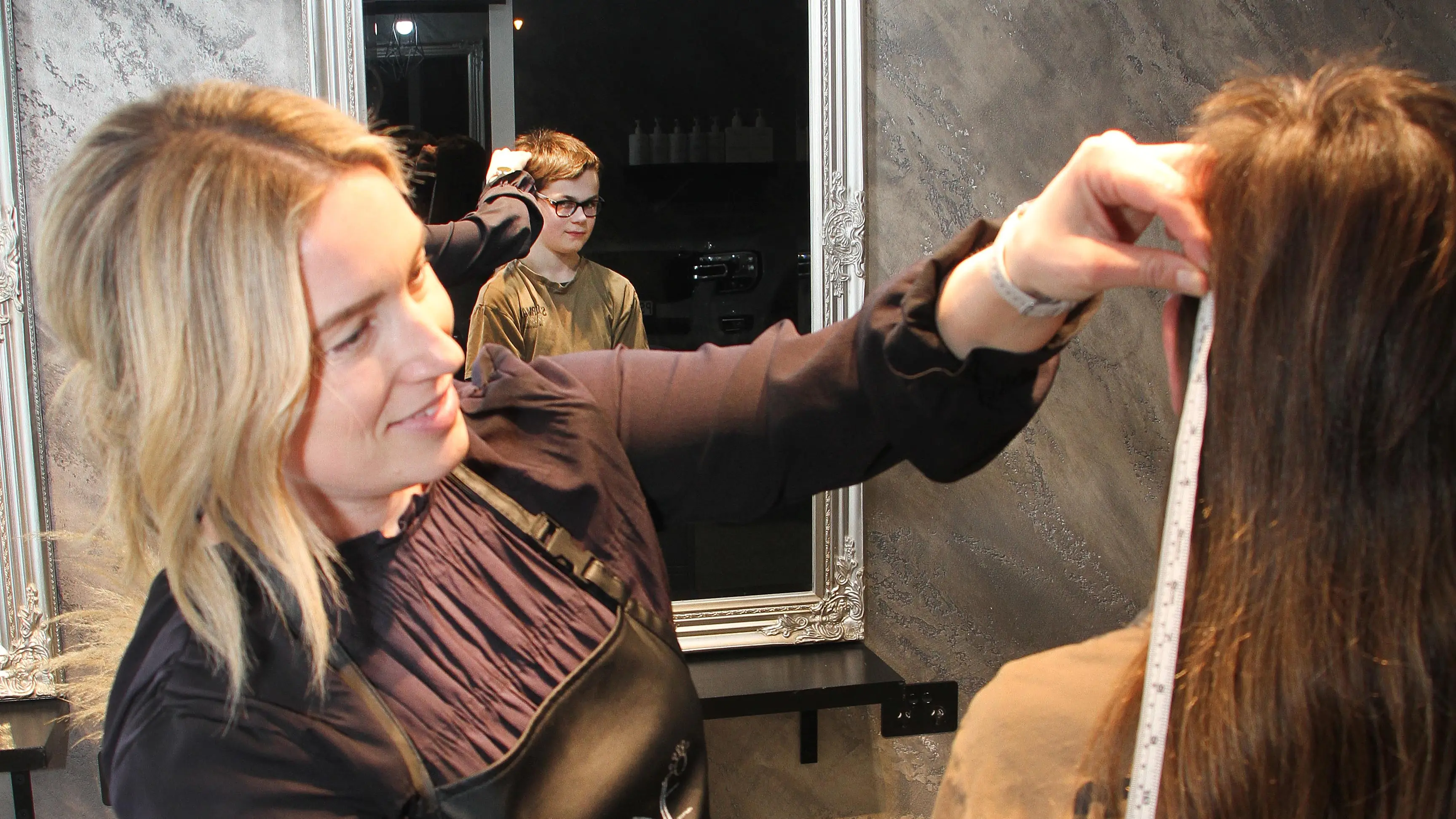 Mason donates his mullet hair to help others