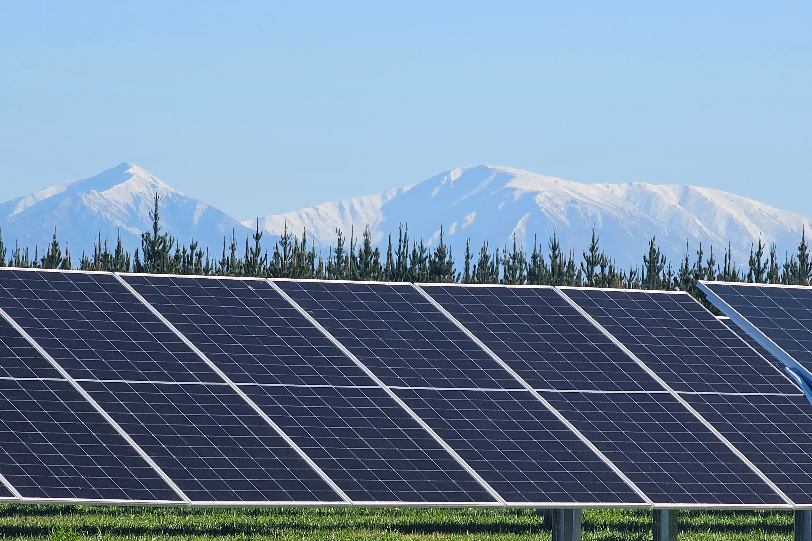 Lodestone Energy\\'s Clandeboye solar farm in South Canterbury. Photo: Lodestone Energy