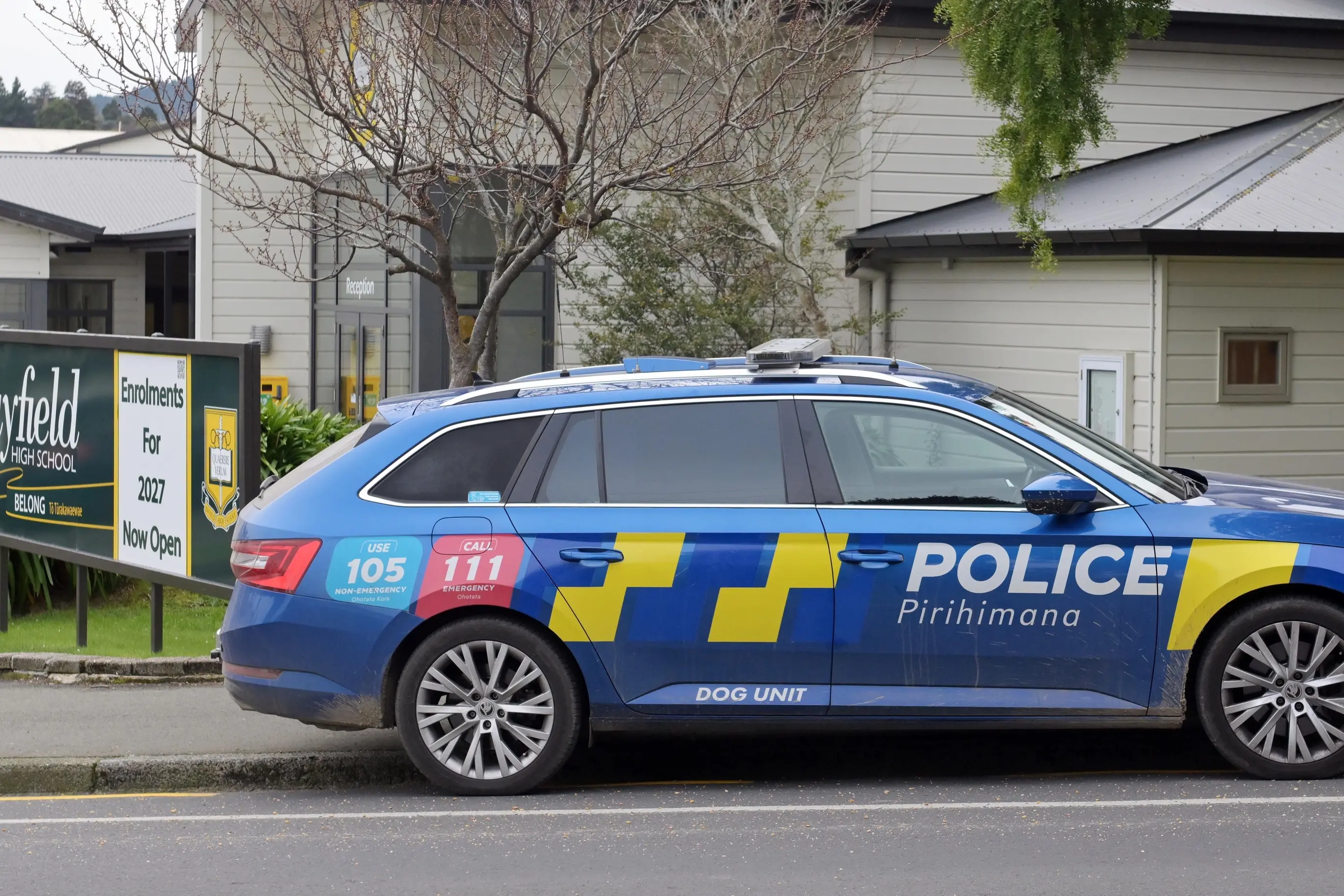 Police were called to Bayfield High School on Friday after a student accidentally bought a knife to school. Photo: Gerard O\\'Brien