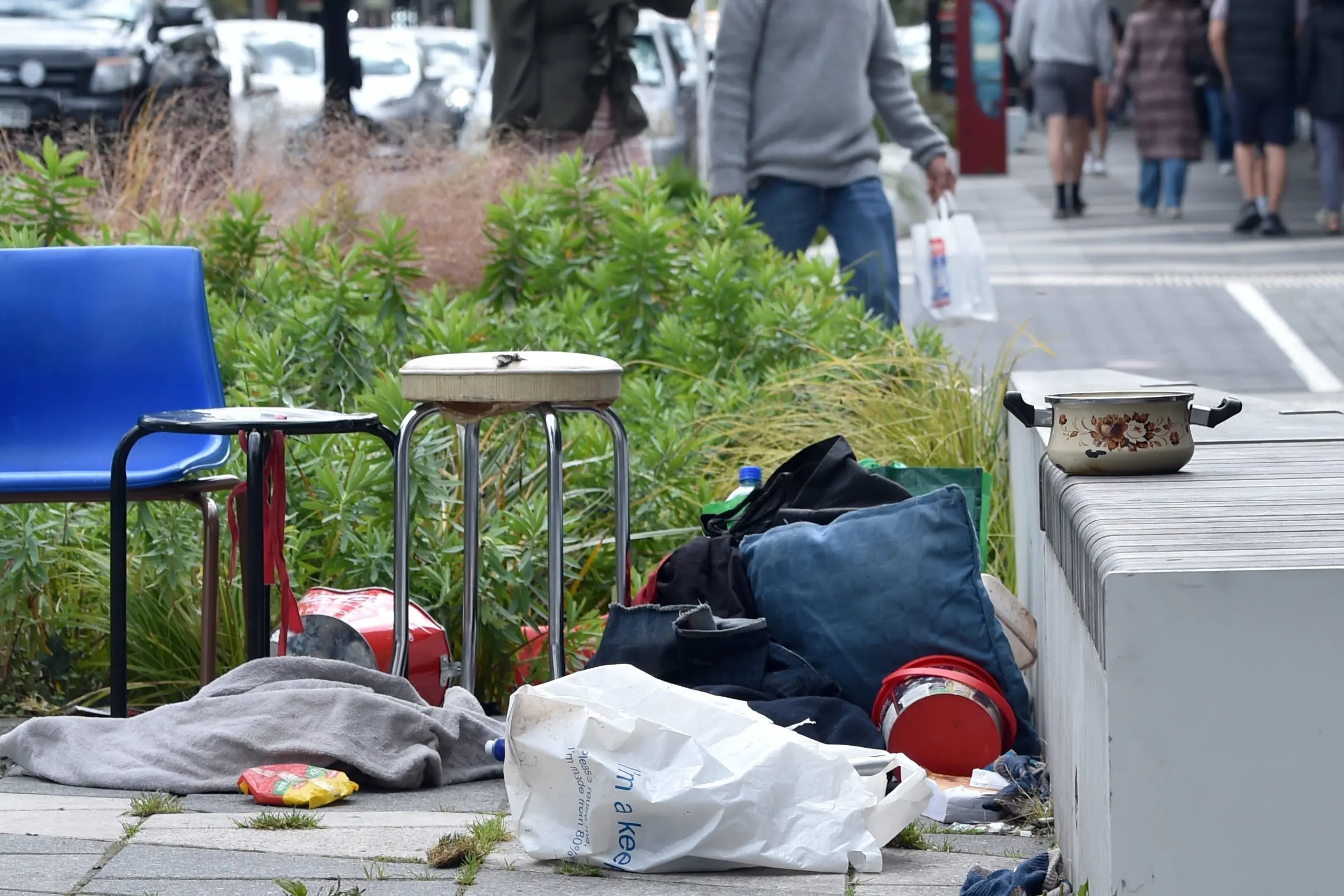 Homelessness has grown in urban centres, the Dunedin City Council says. Photo: Peter McIntosh