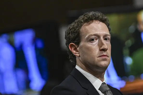 Mark Zuckerberg\\'s company Meta is facing increasing lawsuits over child safety on social media. Photo: Anadolu via Getty Images