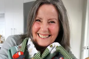 The founder of Blanketed with Love, Julie Rose, loves being able to help others through her knitting and charity work. Photo: John Cosgrove