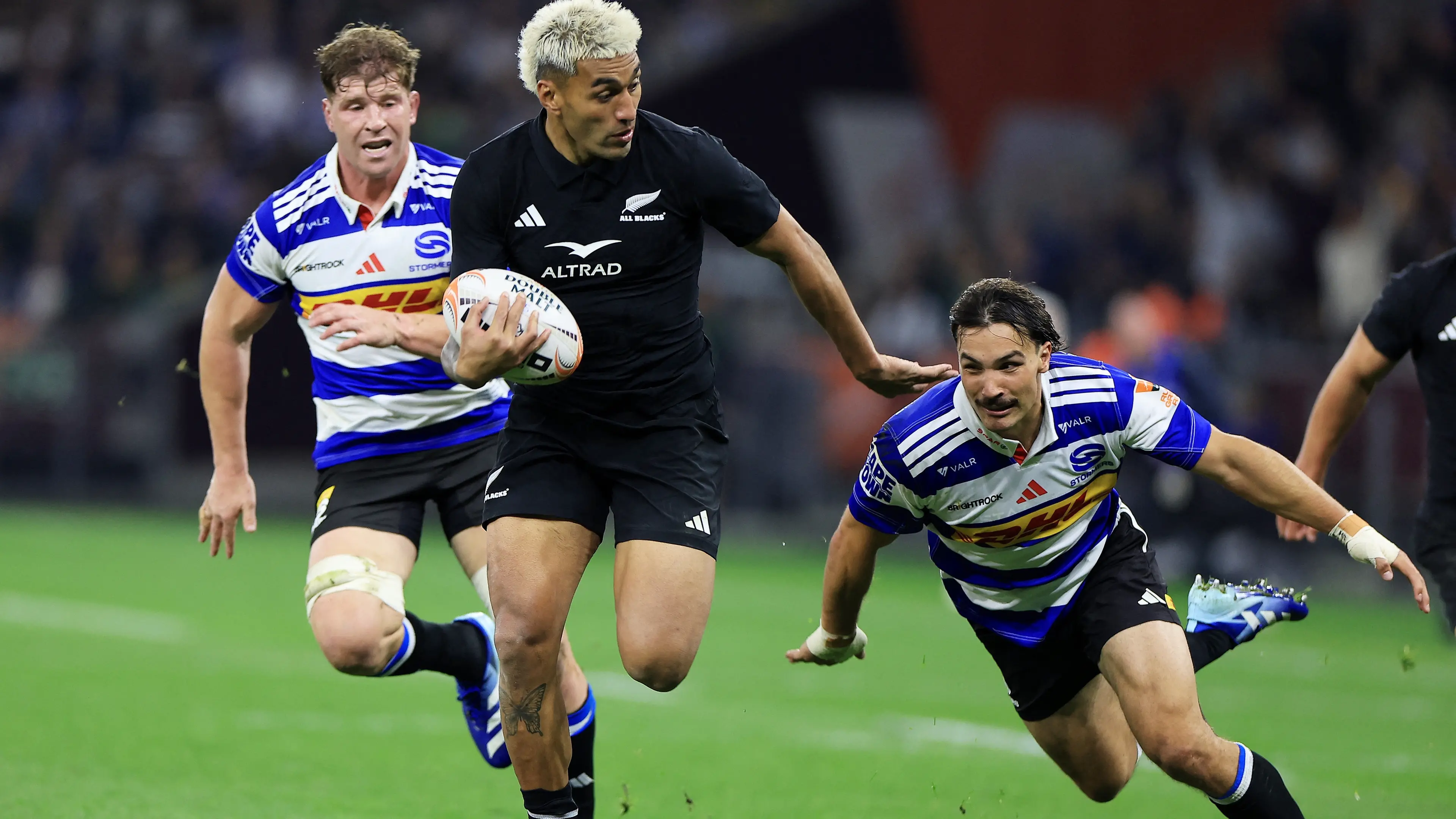 Late All Blacks surge dispatches Stormers, despite three yellow cards