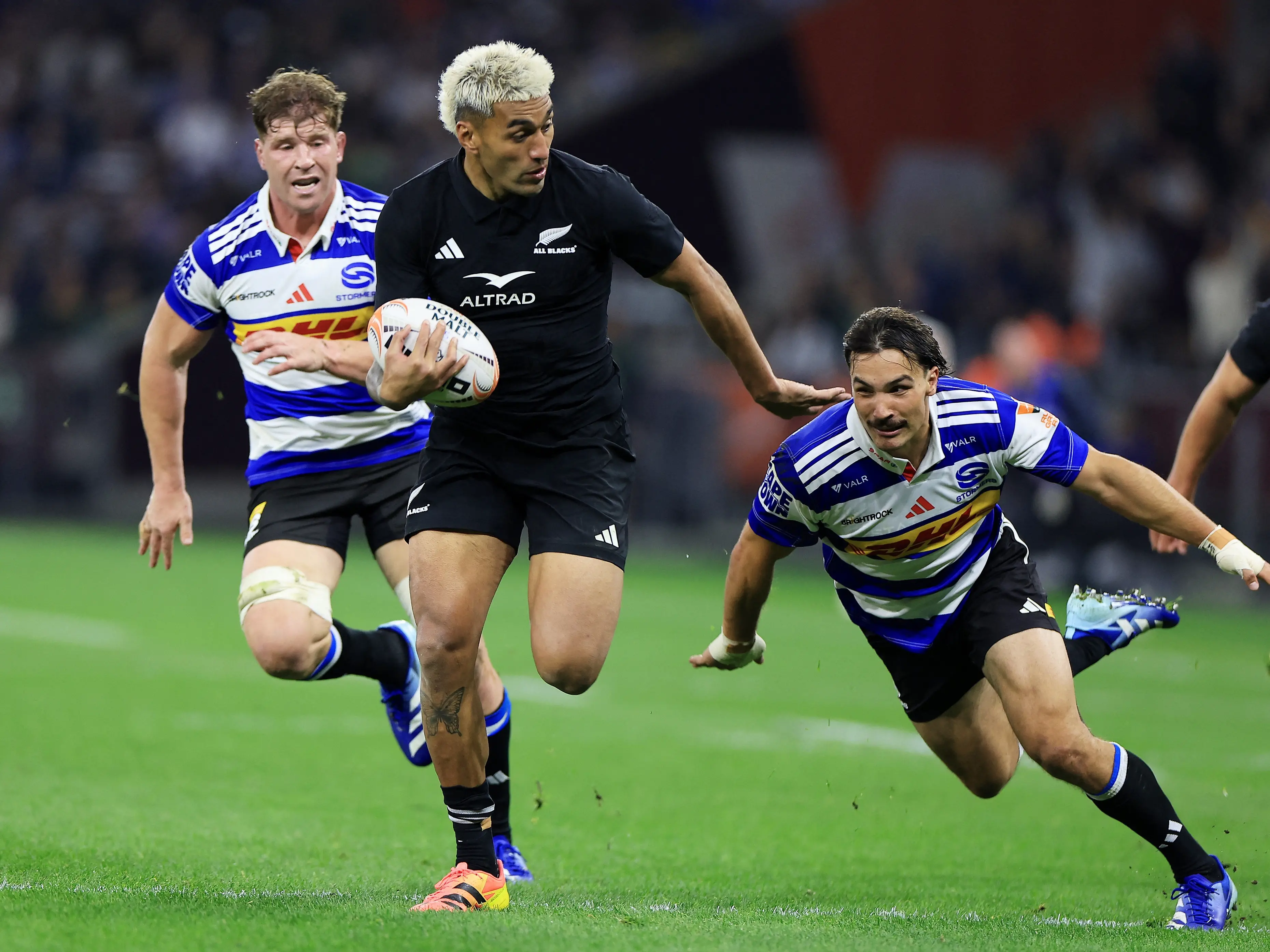Late All Blacks surge dispatches Stormers, despite three yellow cards