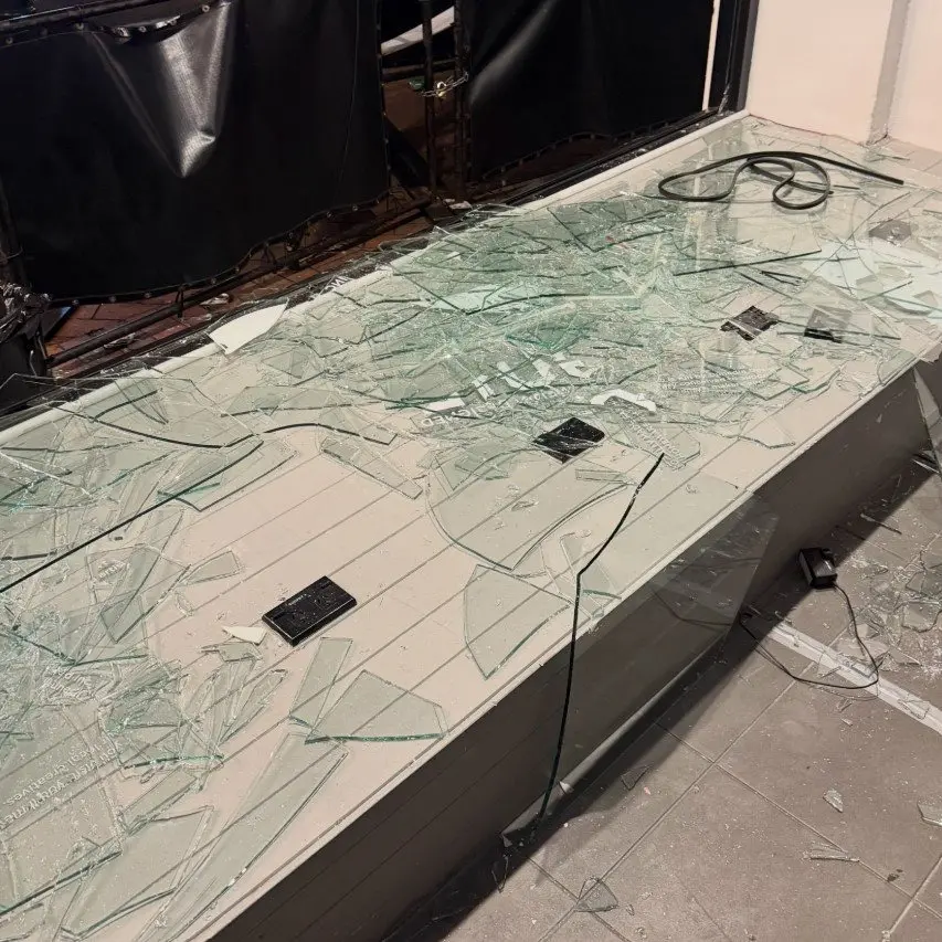 Central Dunedin store window smashed in late-night disorder incident