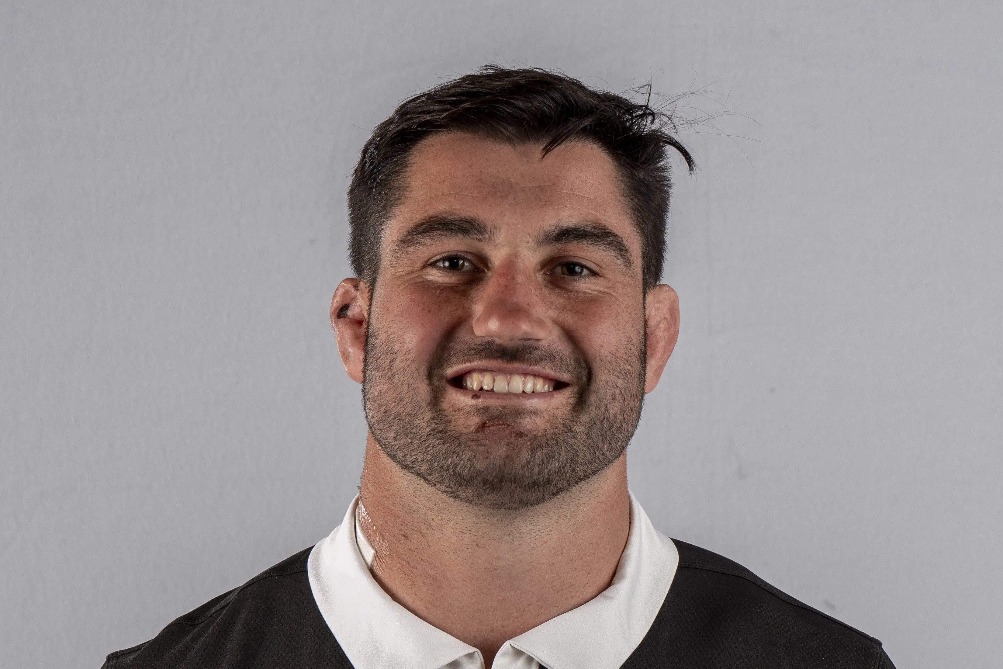 Luke Jacobson will captain the All Blacks against the Sharks in Durban on Wednesday. Photo: John Cowpland / Action Press