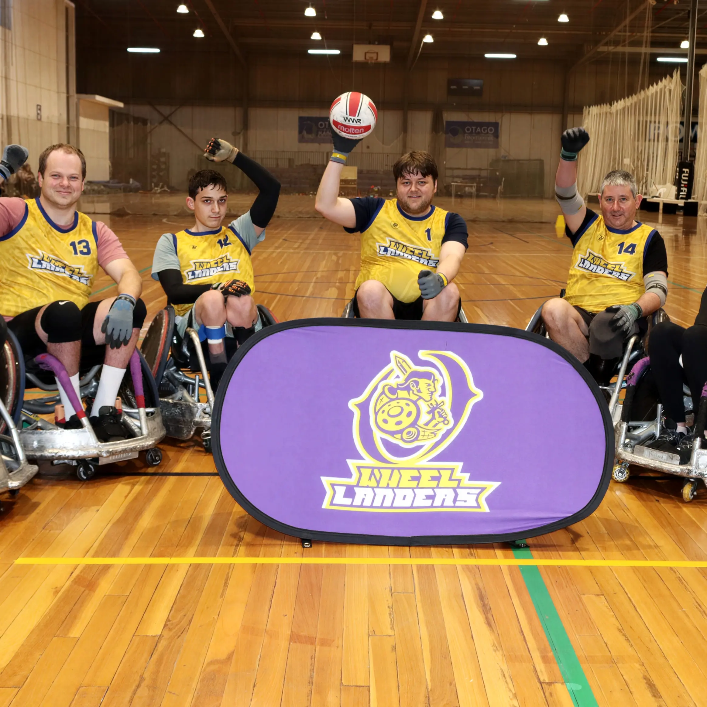Local wheelchair rugby team WheelLanders pumped to take on top dogs