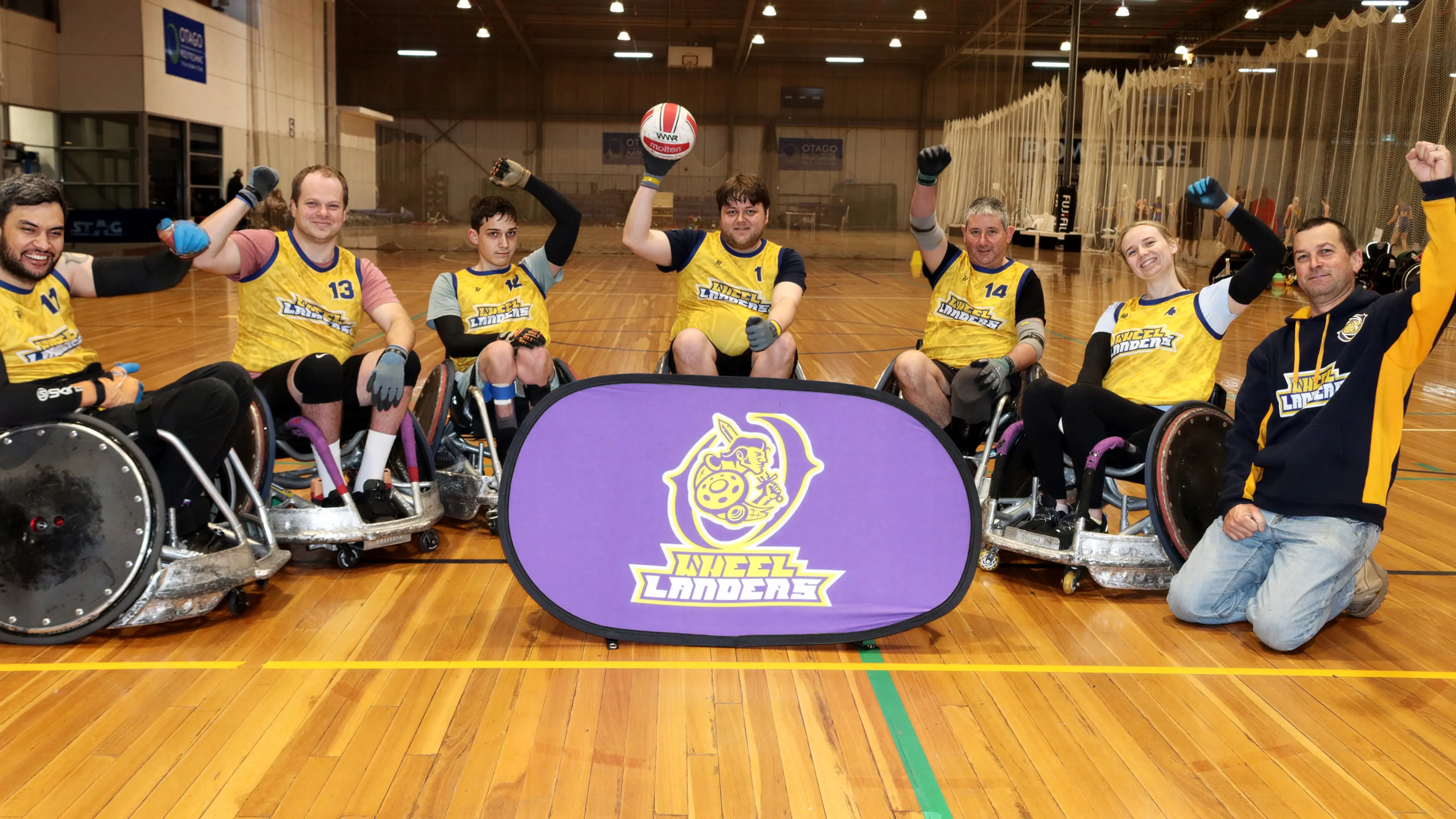 Local wheelchair rugby team WheelLanders pumped to take on top dogs