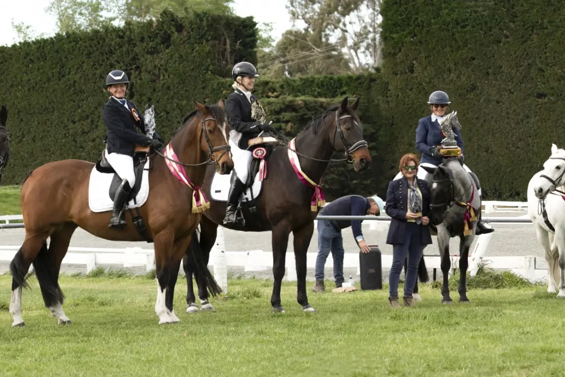 Dressage extravaganza . . . Members of the Waimakariri Riding Club which will be holding the first of its WRC Dressage Spring series at the Rangiora A&P showgrounds on August 16. The Amberley Cup, hosted by the Amberley Pony Club will be held the same day. Photo: Supplied