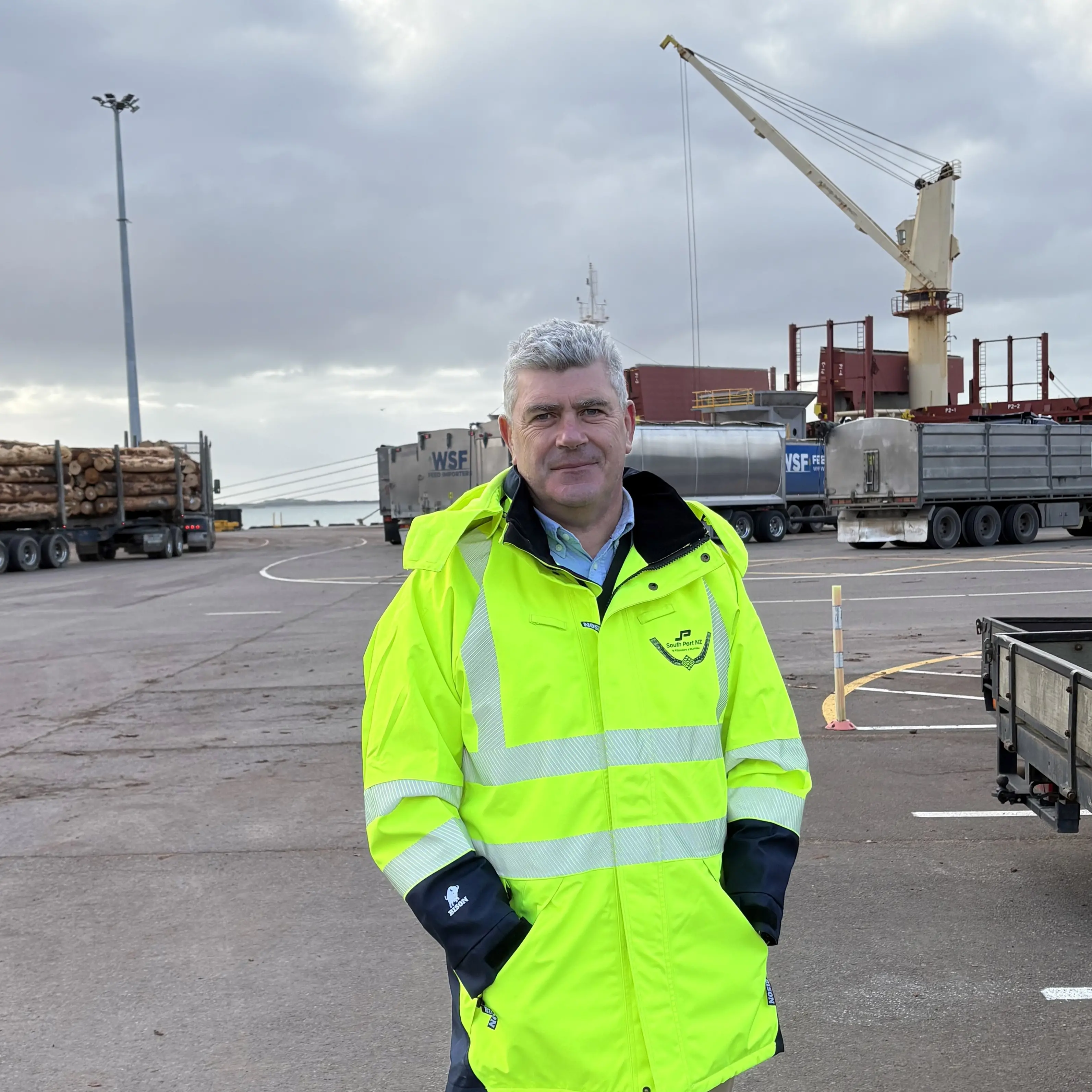 New chief executive in his happy place