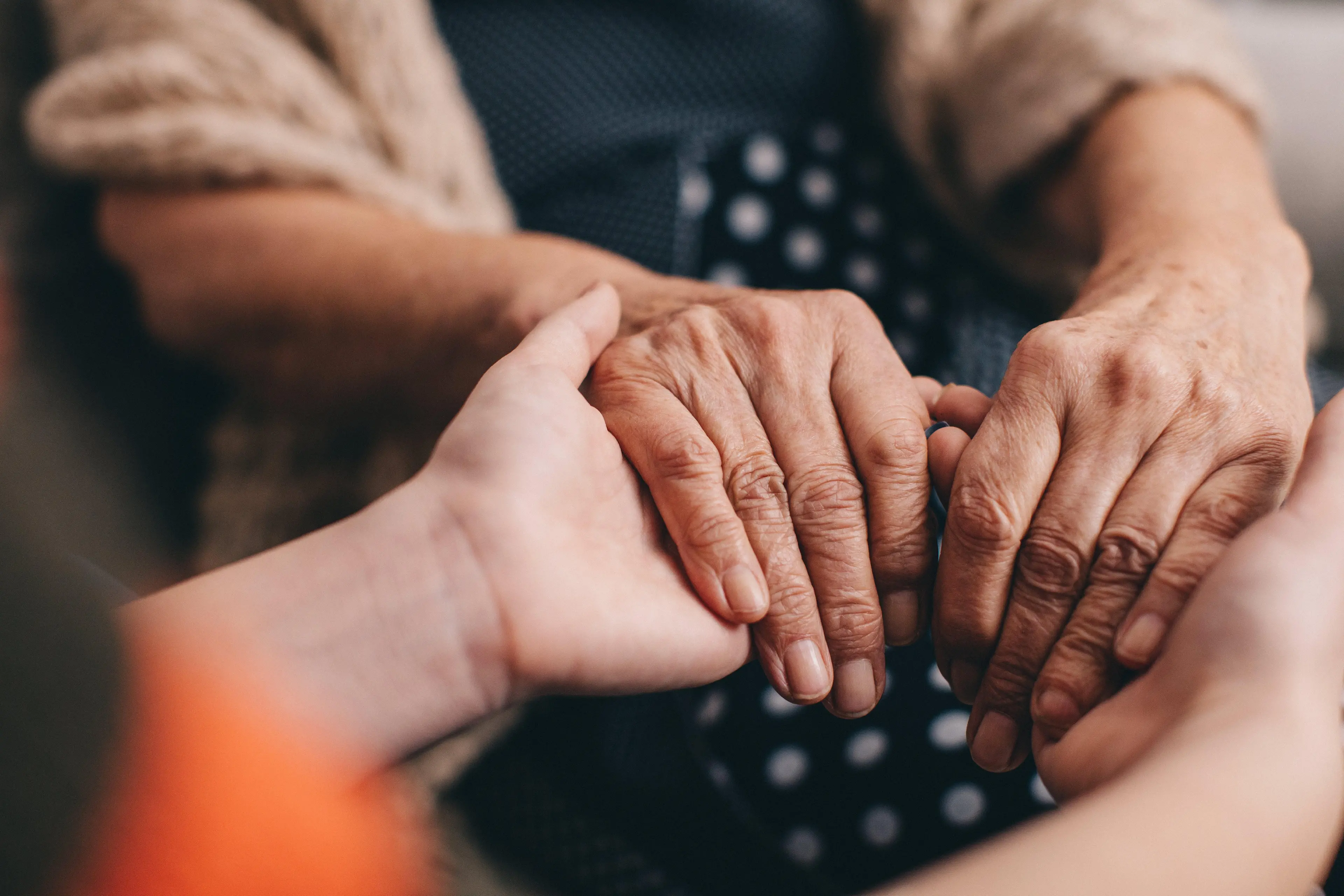 Together . . .The simple act of visiting an aged person does wonders for their health. Photo:File