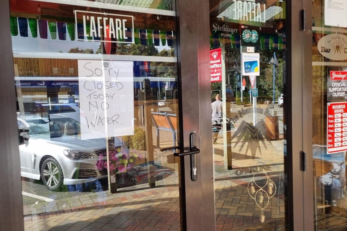 Water woes: Ohakune businesses ‘hurting’