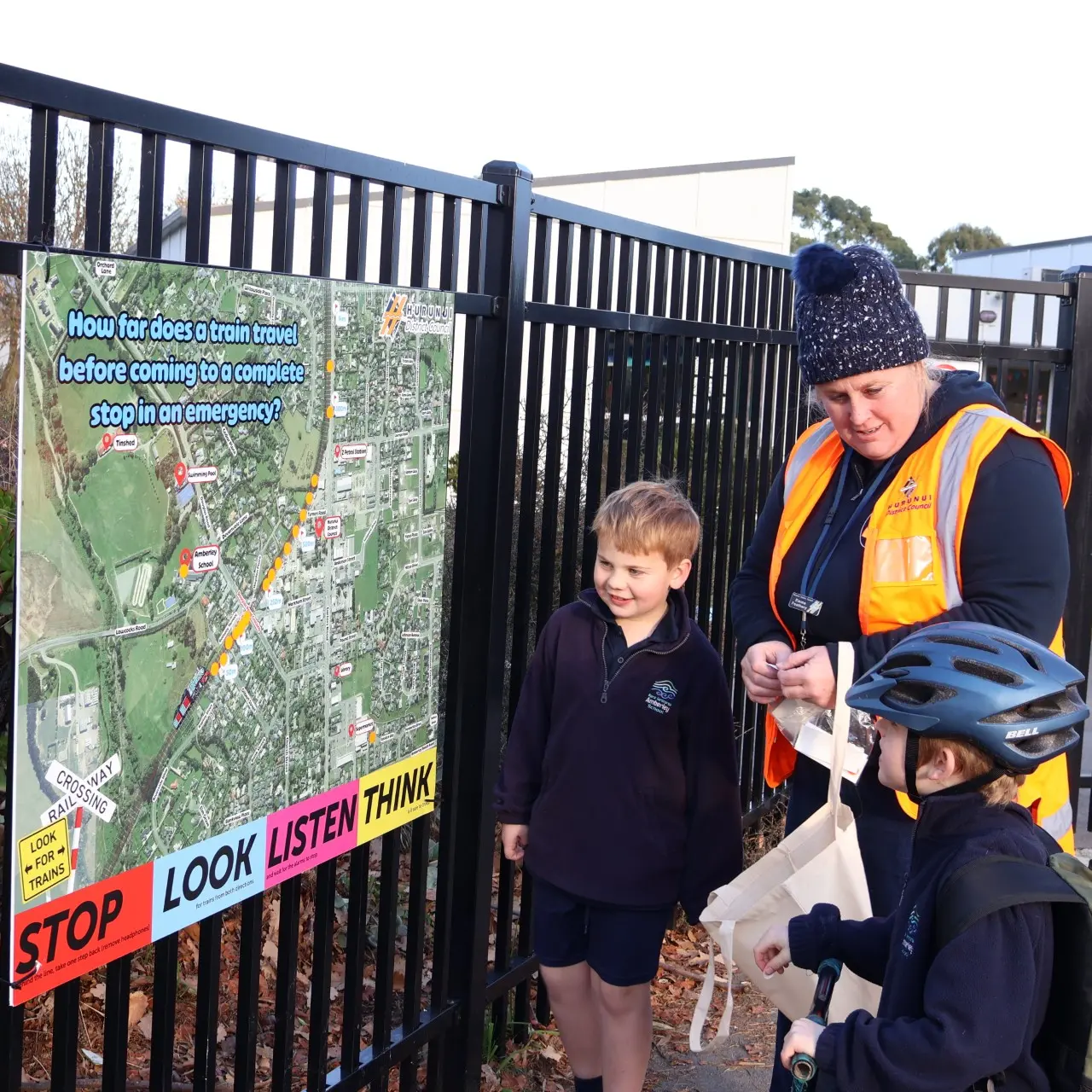 Council Brings rail safety to life for local students