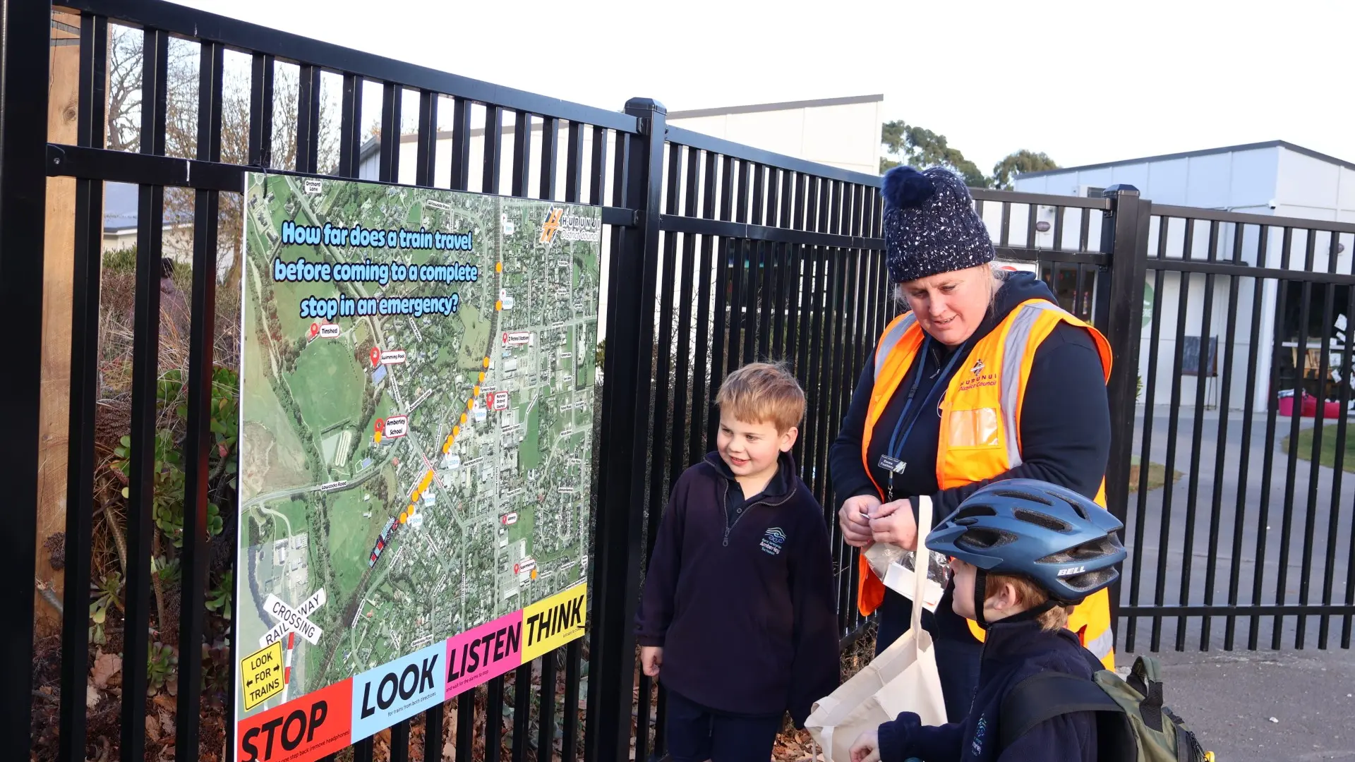 Council Brings rail safety to life for local students