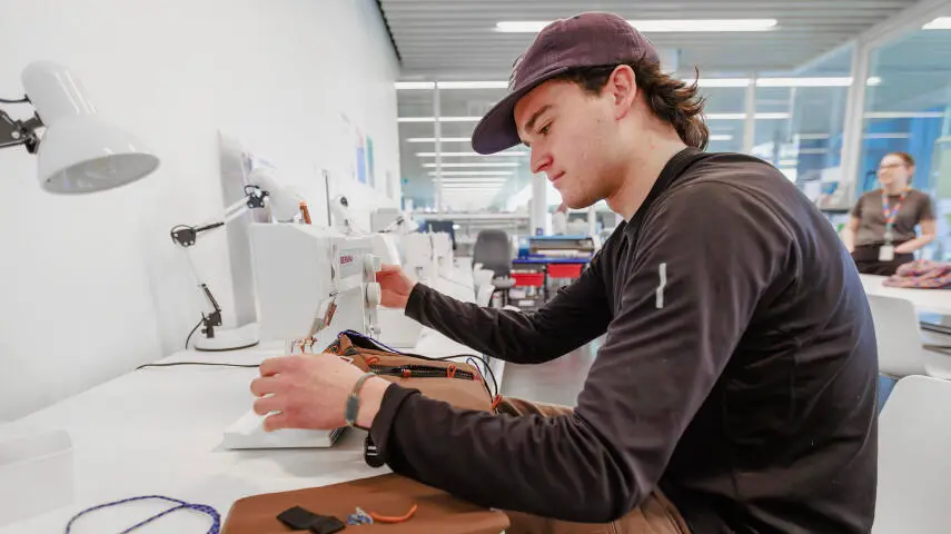 ‘I make things when I need them’: Jack’s got it all sewn up for free