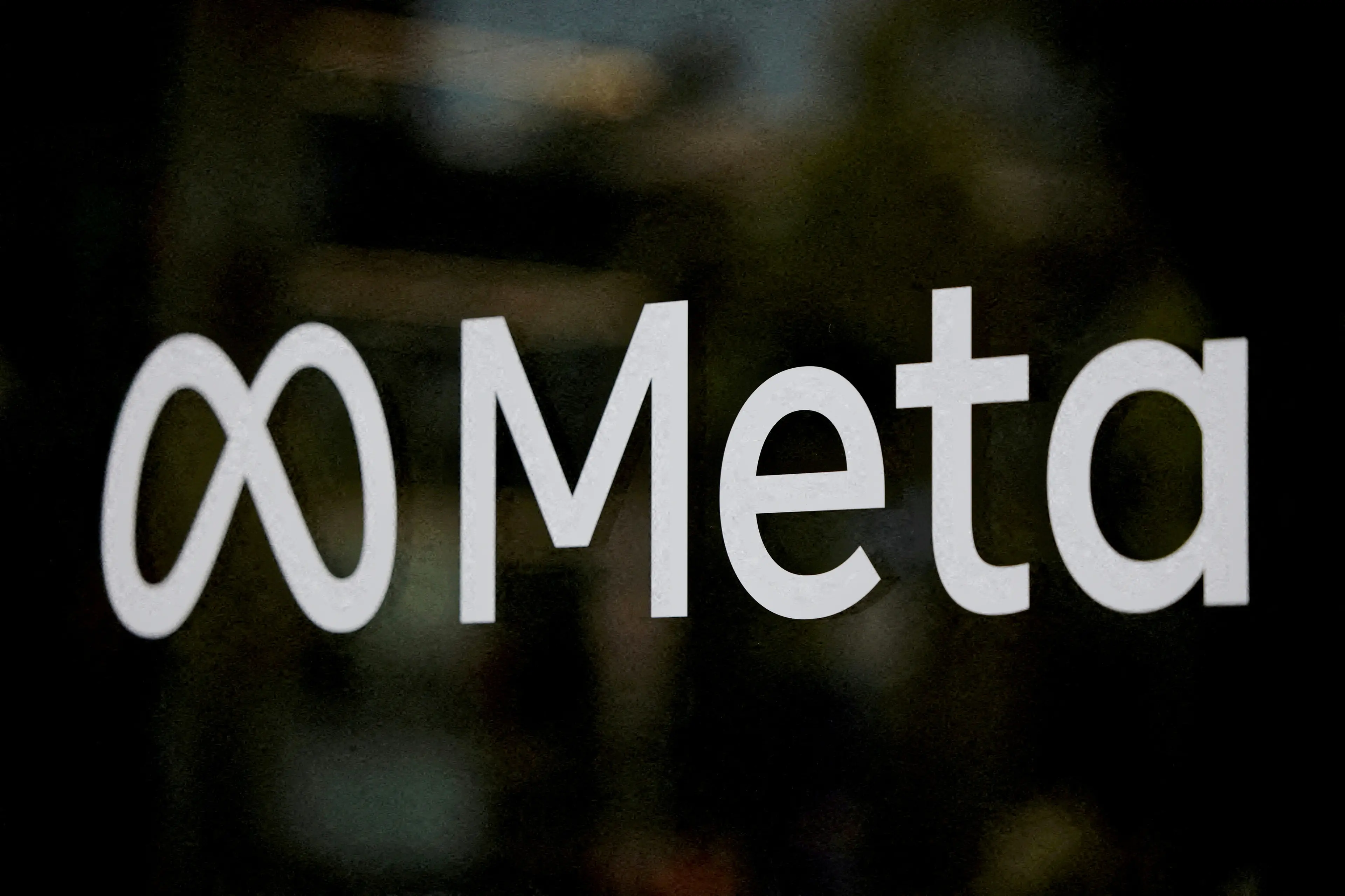 The Meta logo seen at the Meta Lab in Los Angeles, California. Photo: Reuters