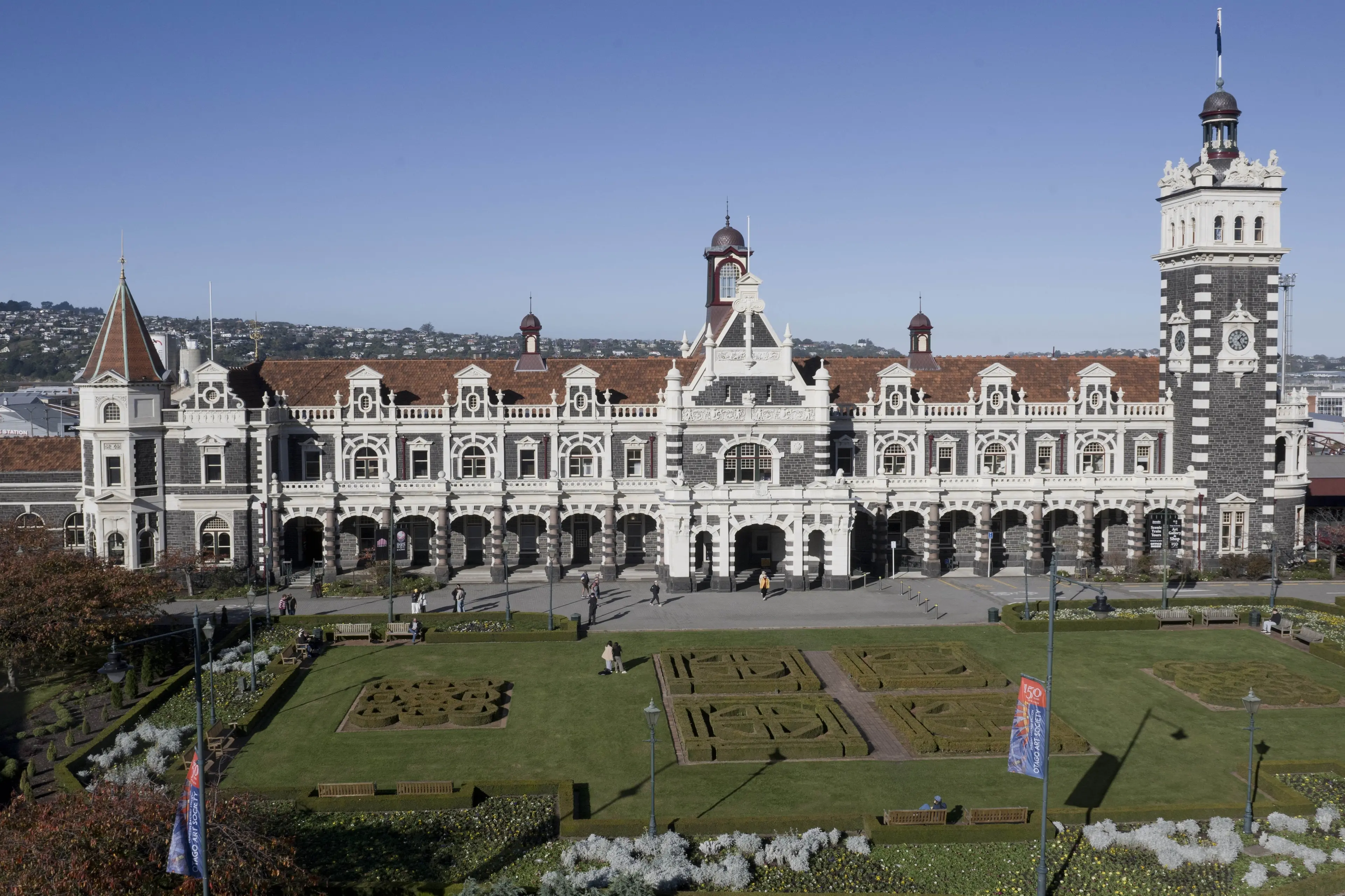 The Dunedin Railway Station is one such building that features prominently in \\u014Ctepoti Dunedin Architecture, a collaboration between architect John Walsh and architectural photographer Patrick Reynolds. Photo: Gerard O\\'Brien