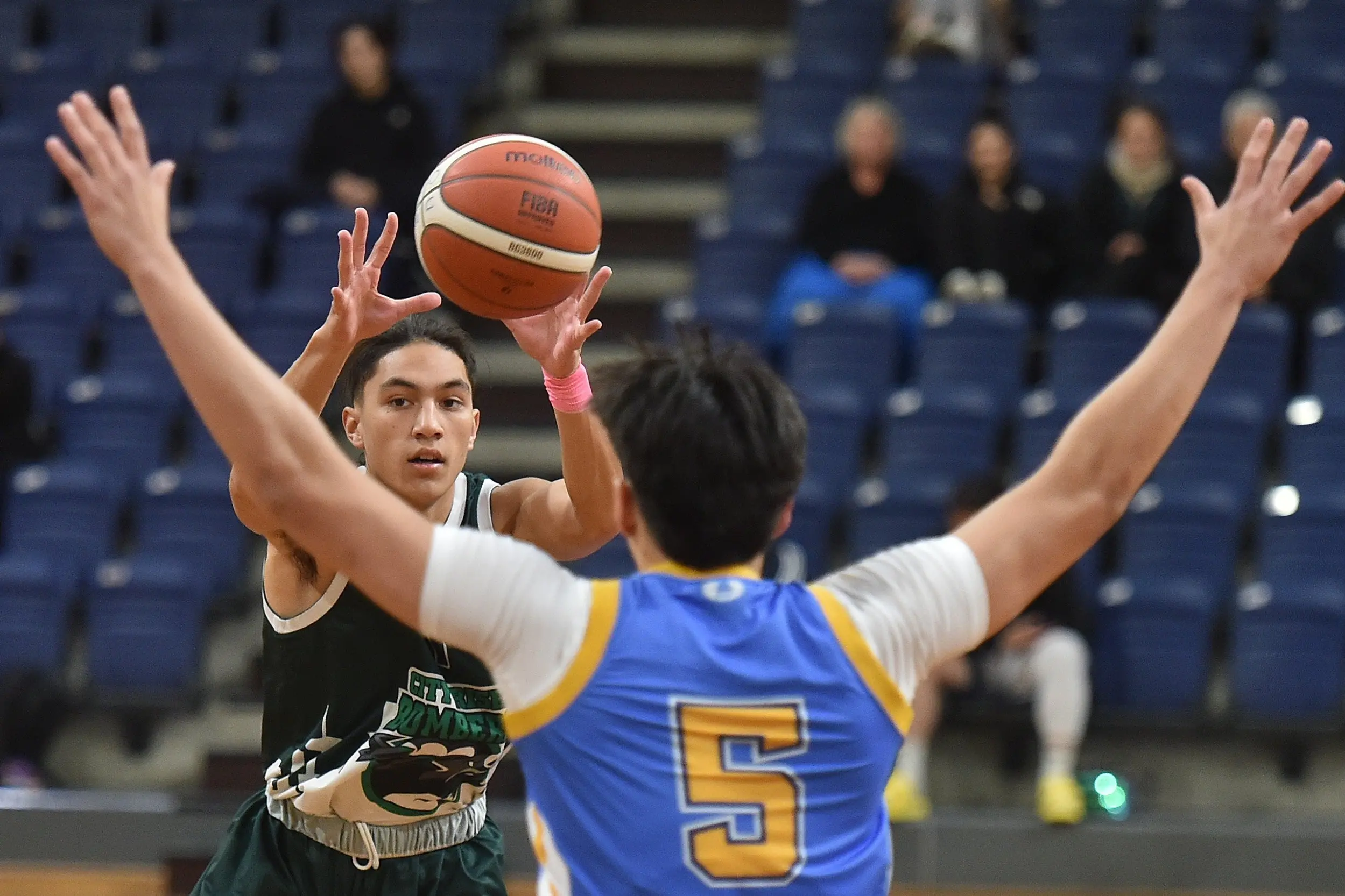 City Rise Bombers guard Patrick Tipene shapes as a key player. Photo: Gregor Richardson