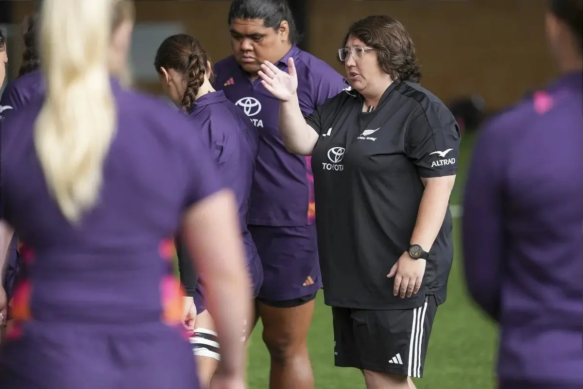 Black Ferns head coach Whitney Hansen is keen to see how both sides fare in the internal game on Friday. PHOTO: NEW ZEALAND RUGBY