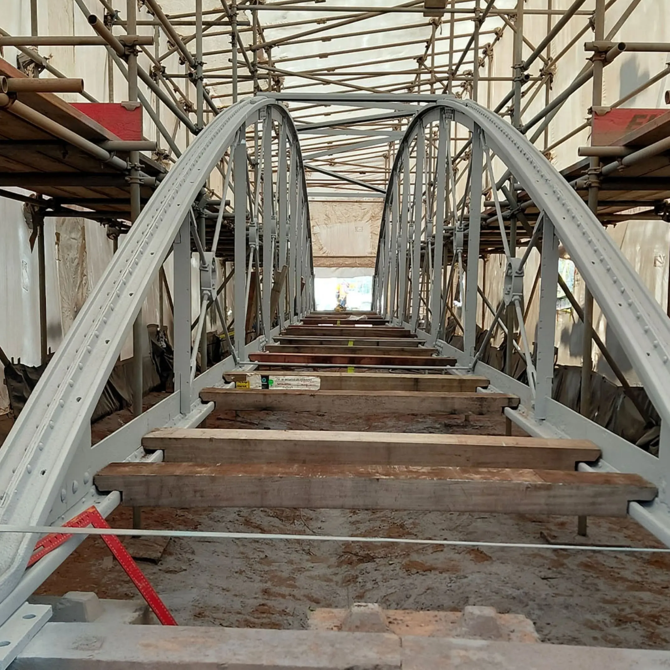Rail bridge on track to reopen soon